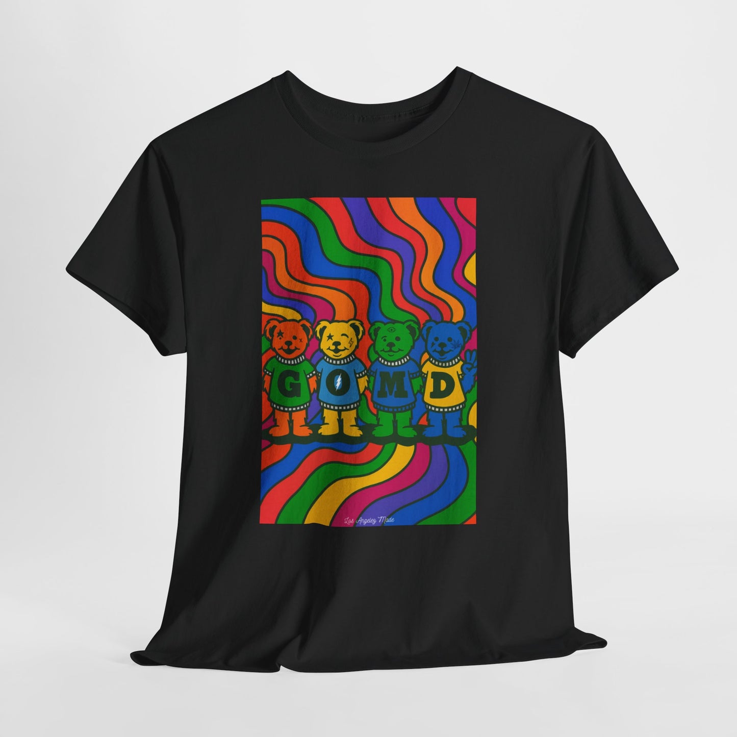 Los Angelez Made x G.O.M.D. Cheer Bears Unisex Heavy Cotton T-Shirt