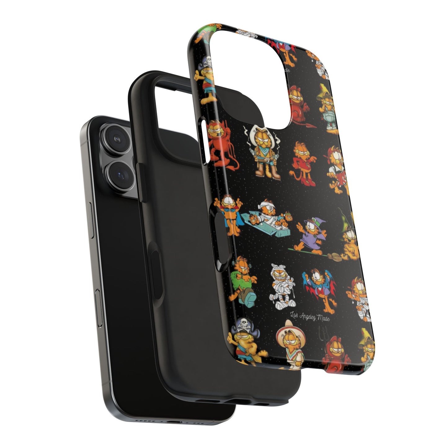Los Angelez Made x Garfield Halloween Sticker Sheet Tough Phone Case
