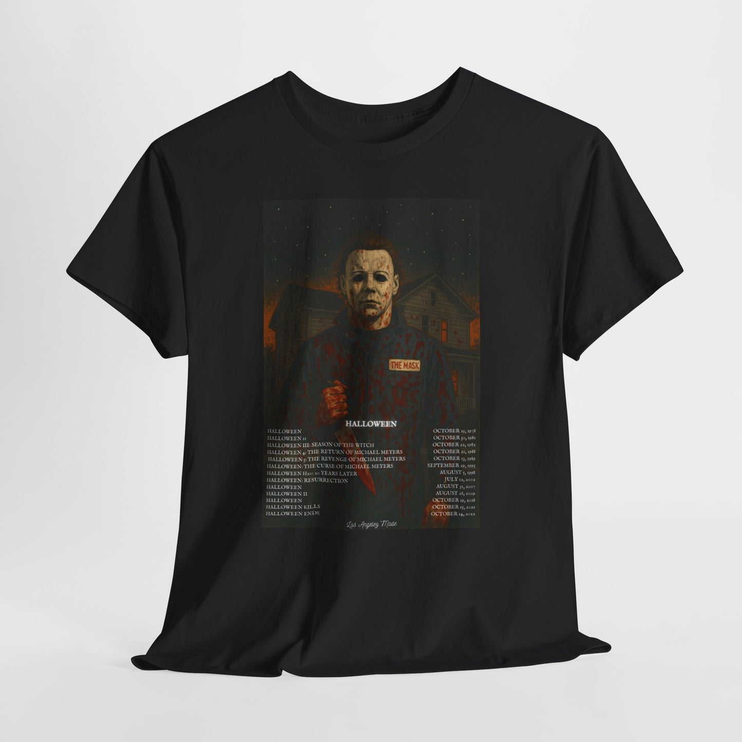Los Angelez Made x Halloween Michael Meyers Unisex Heavy Cotton T-Shirt