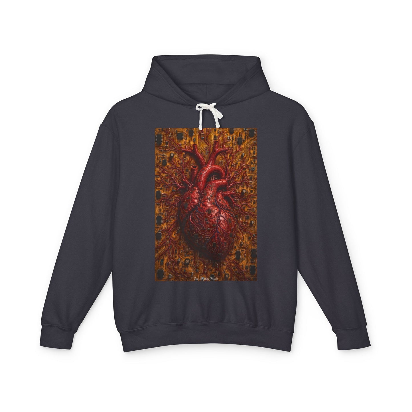 Los Angelez Made x Chrome Heart Hoodie Unisex Lightweight Hooded Sweatshirt