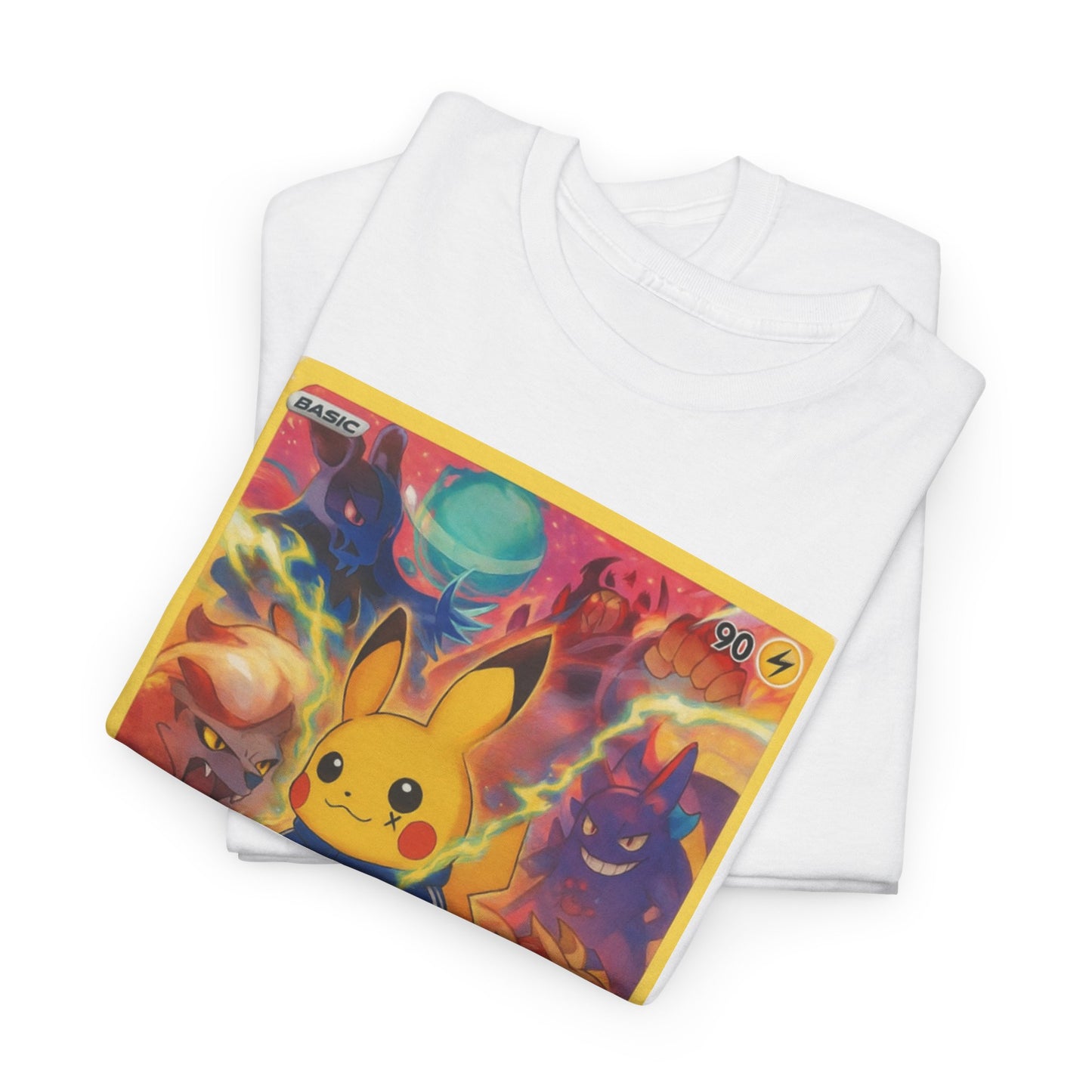 Los Angelez Made x Pika Card Unisex Heavy Cotton T-Shirt