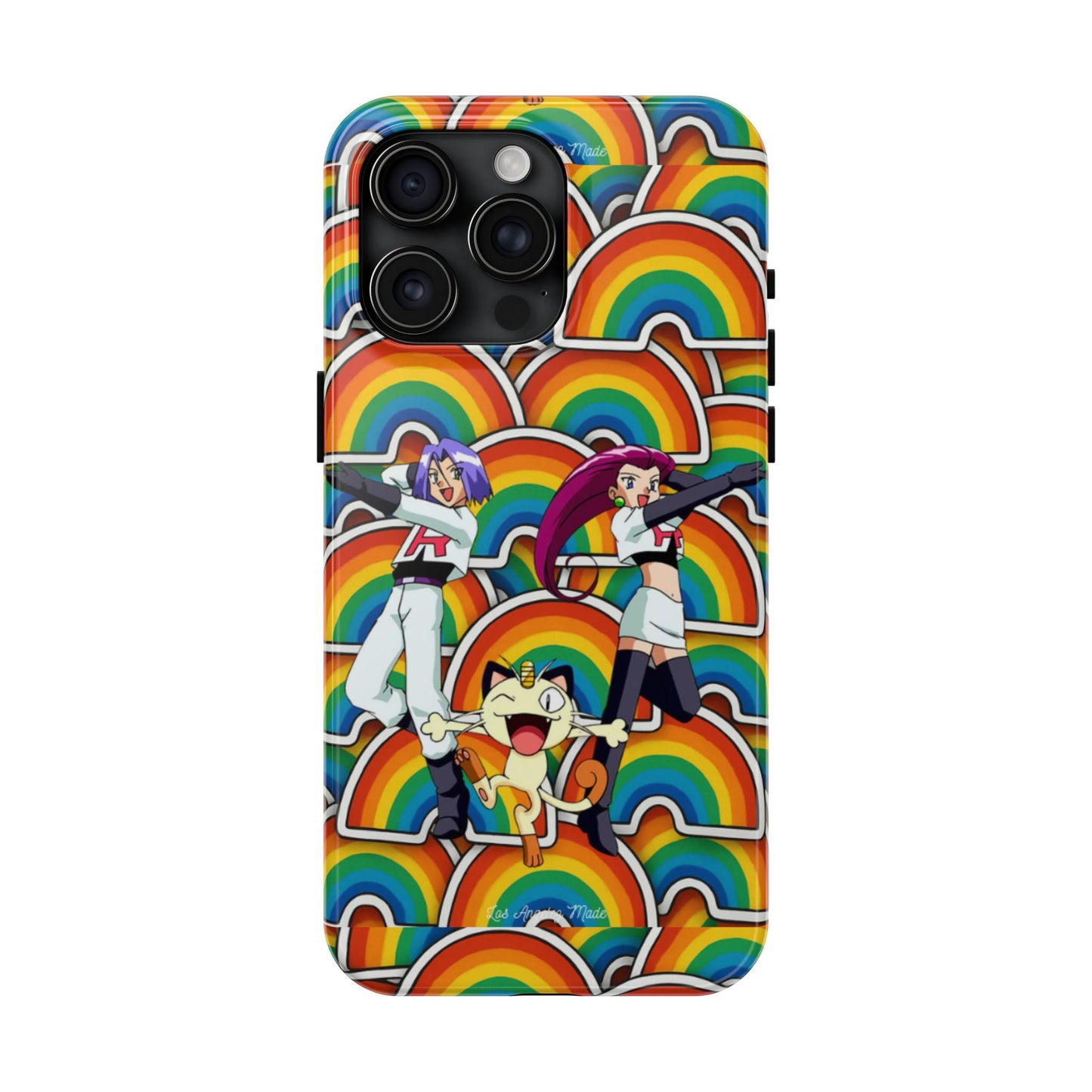 Los Angelez Made x Team Rocket Rainbow Emoji Tough Phone Case