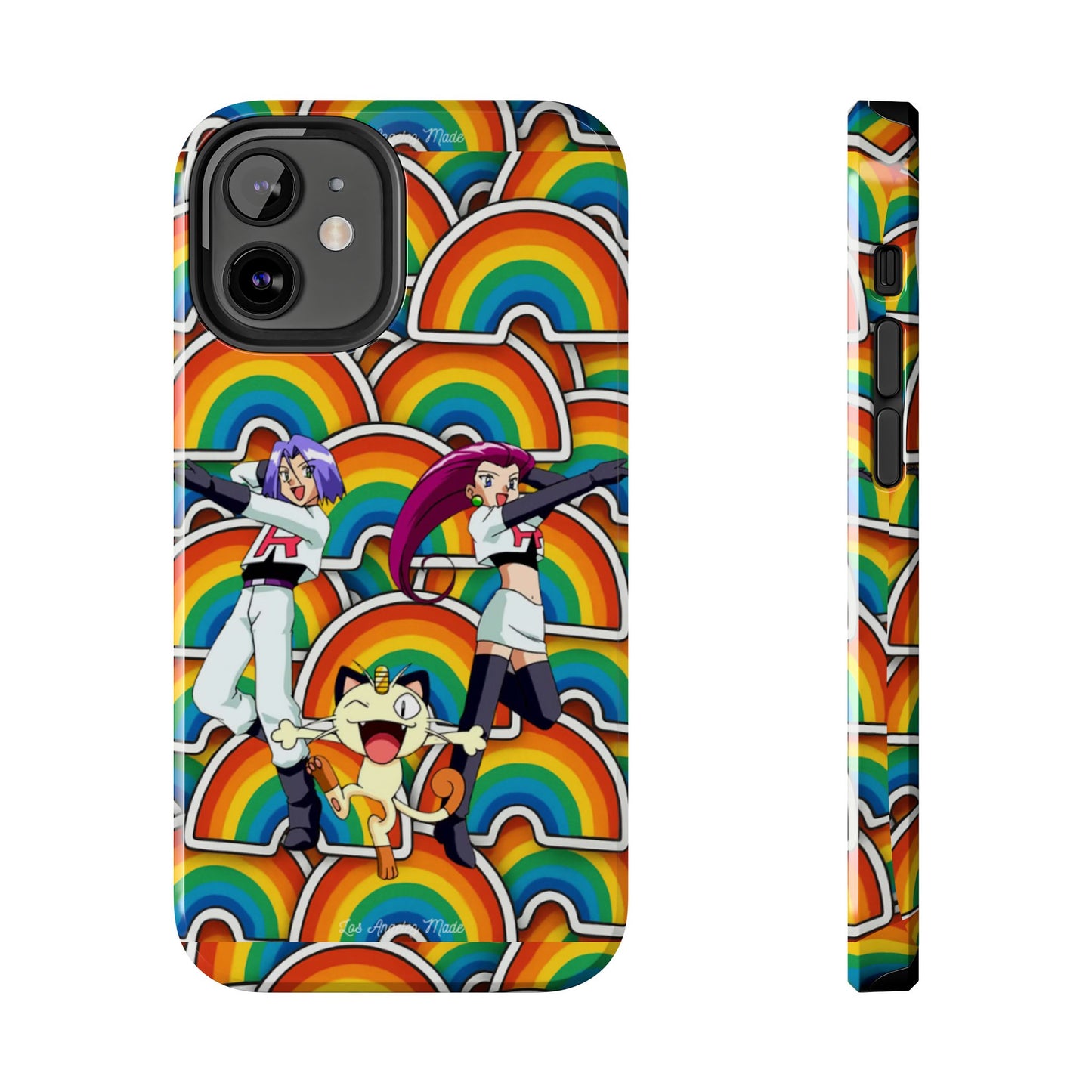Los Angelez Made x Team Rocket Rainbow Emoji Tough Phone Case