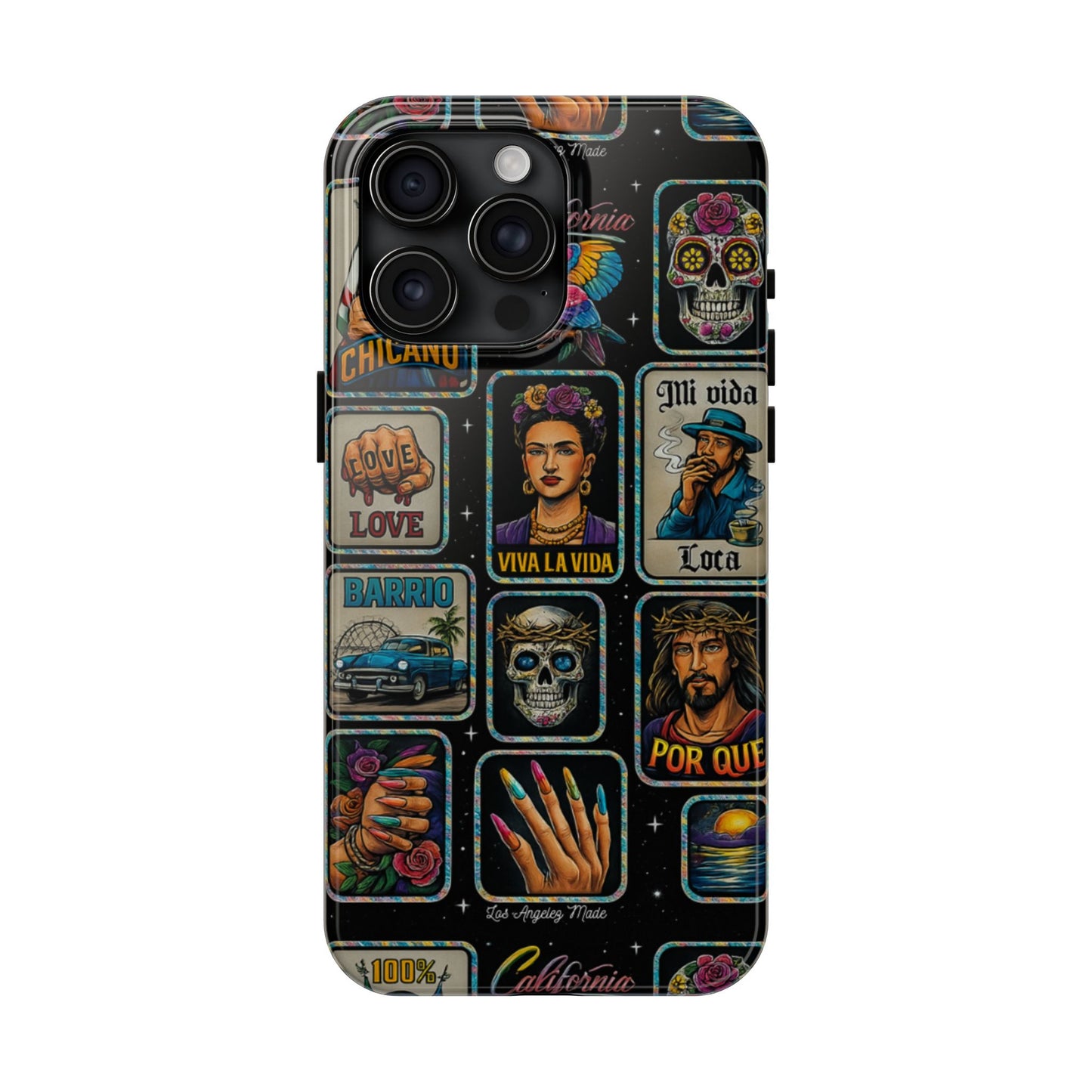 Los Angelez Made x Chicano Vintage Stickers Tough Phone Case