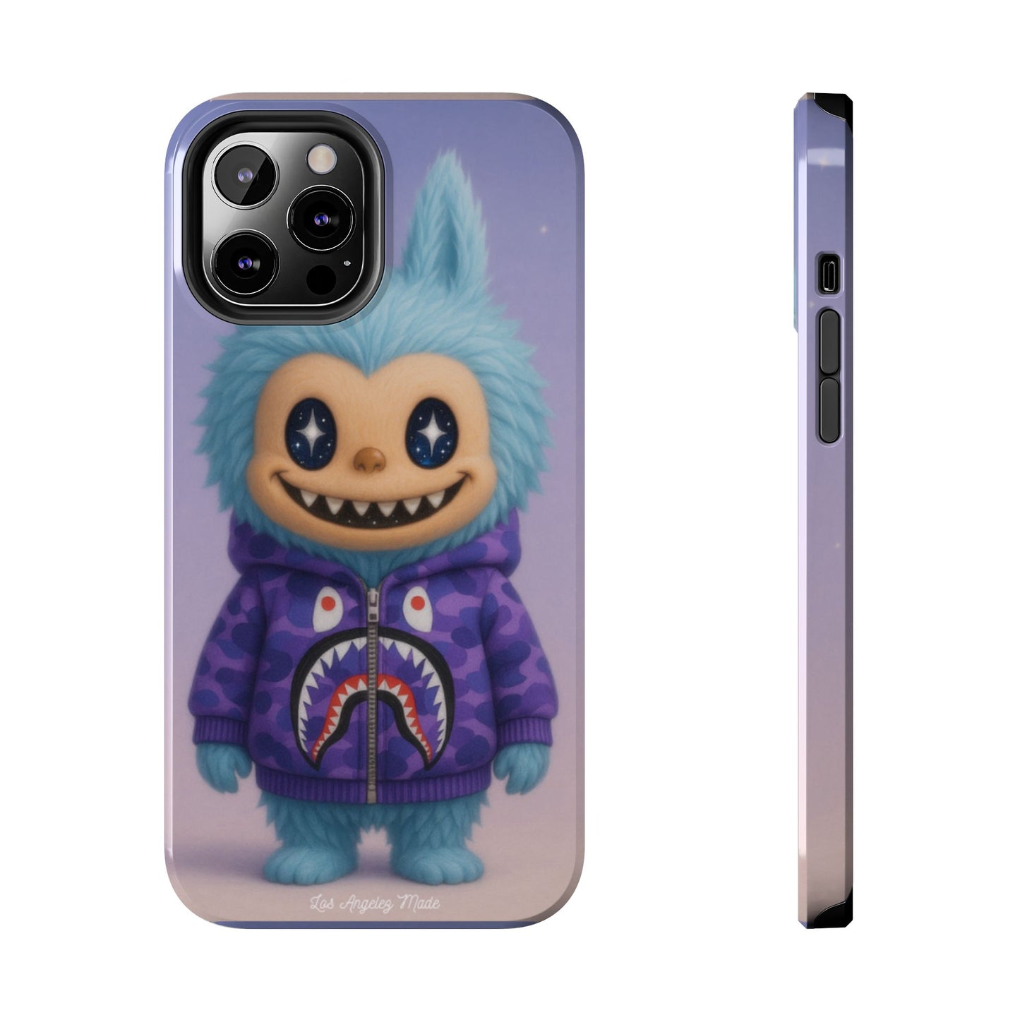 Los Angelez Made x Labubu BAPE Hoodie Tough Phone Case