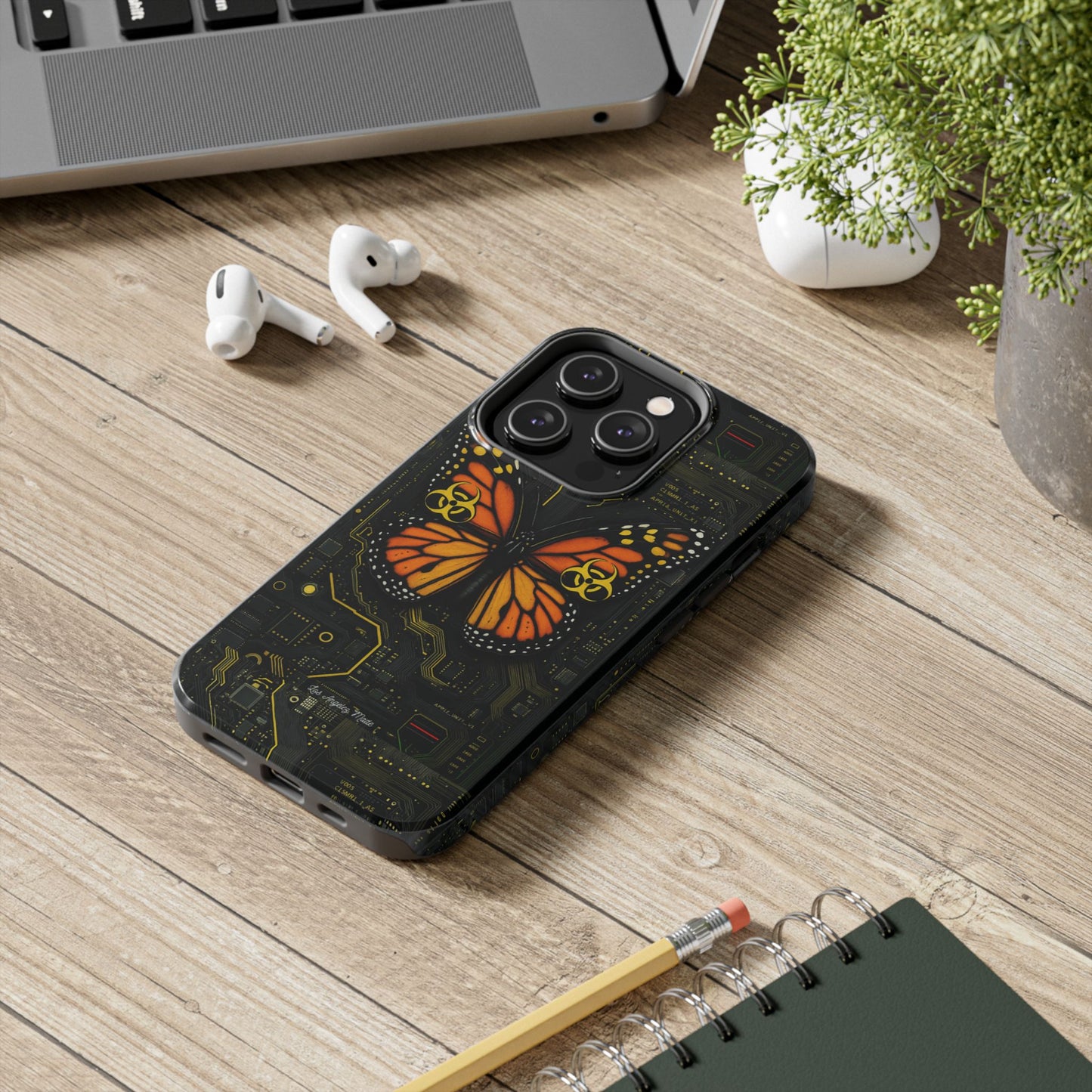 Los Angelez Made x Cyber Butterfly Tough Phone Case