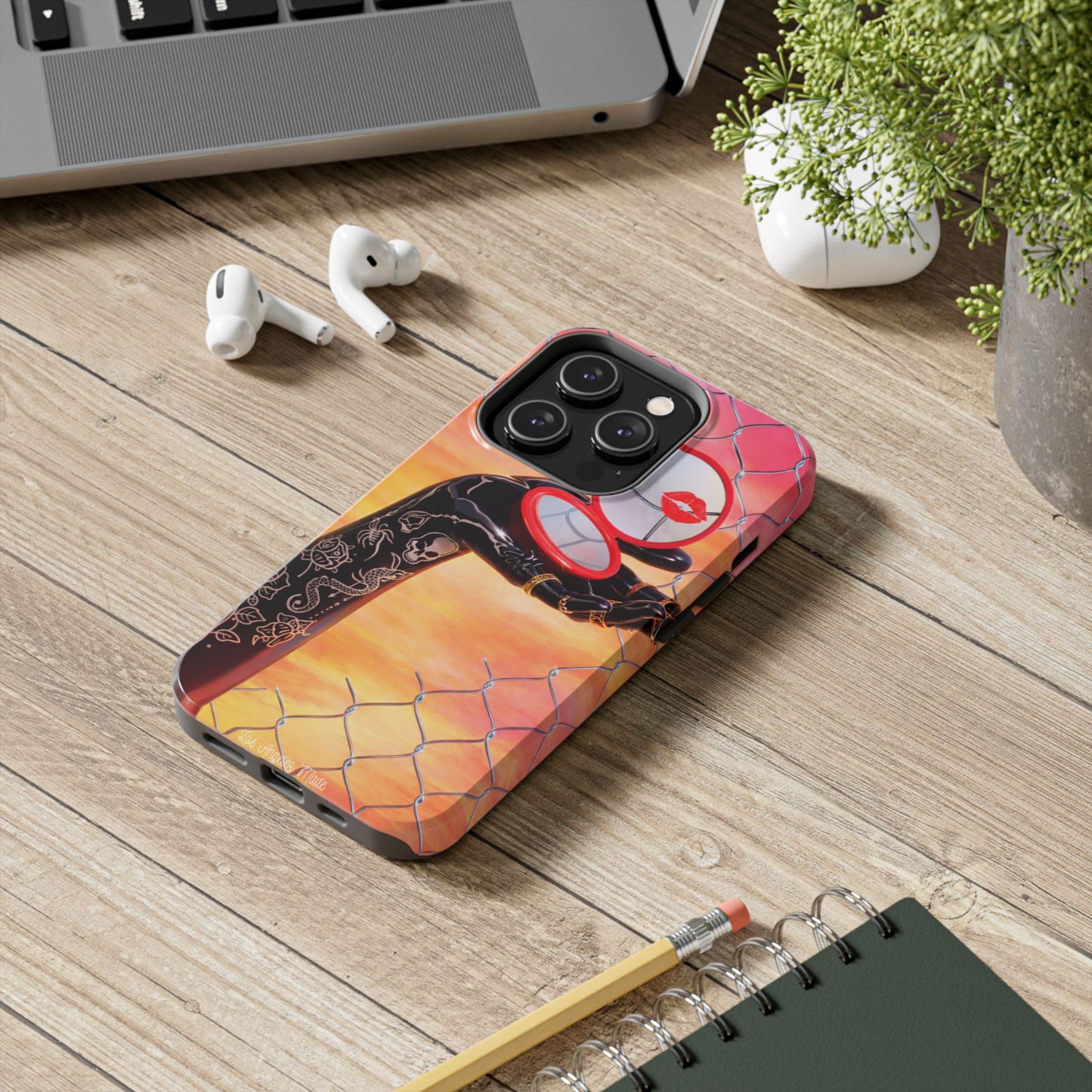 Los Angelez Made x Compact Kiss Tough Phone Case