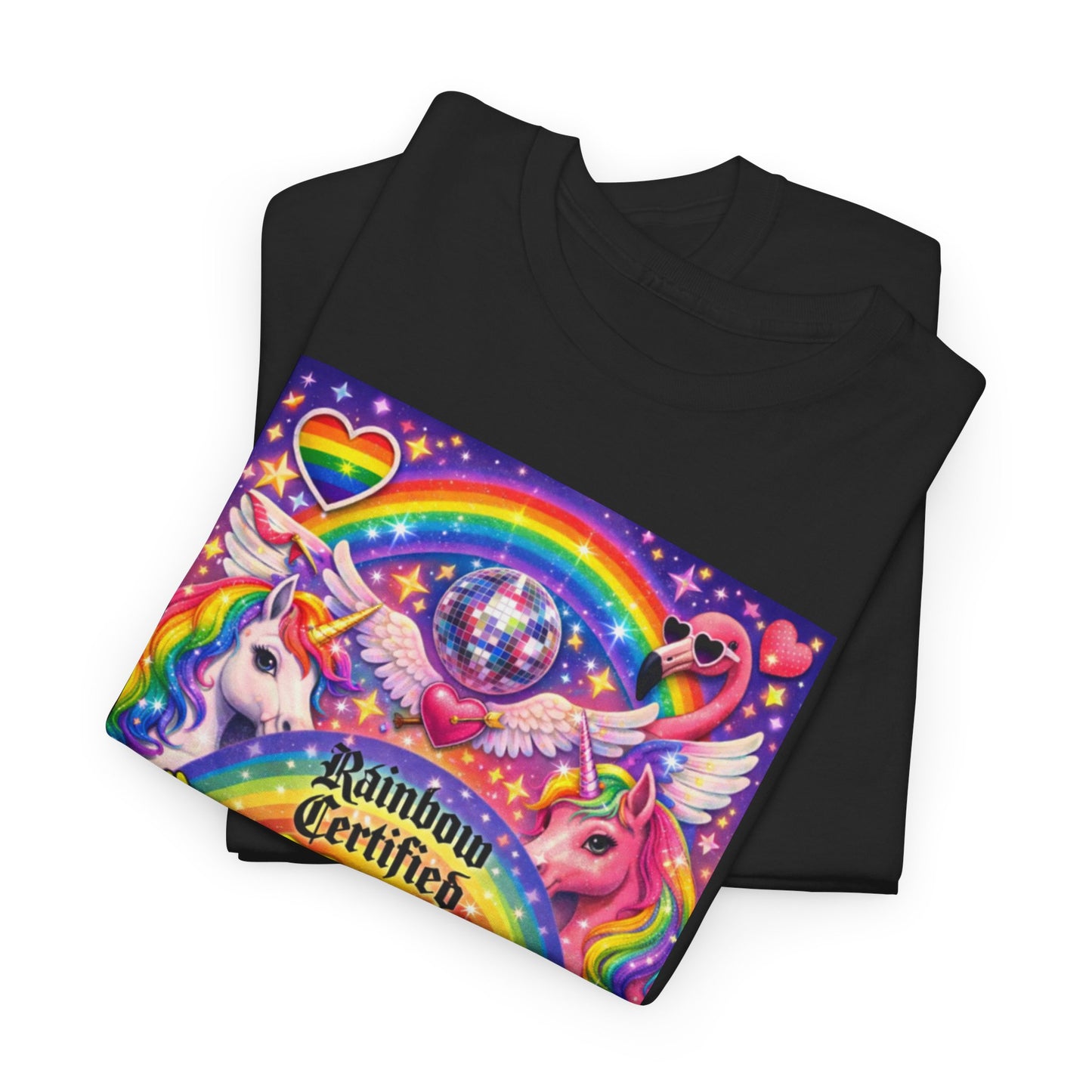 Los Angelez Made x Gay SpongeBob ''Rainbow Certified'' Unisex Heavy Cotton T-Shirt