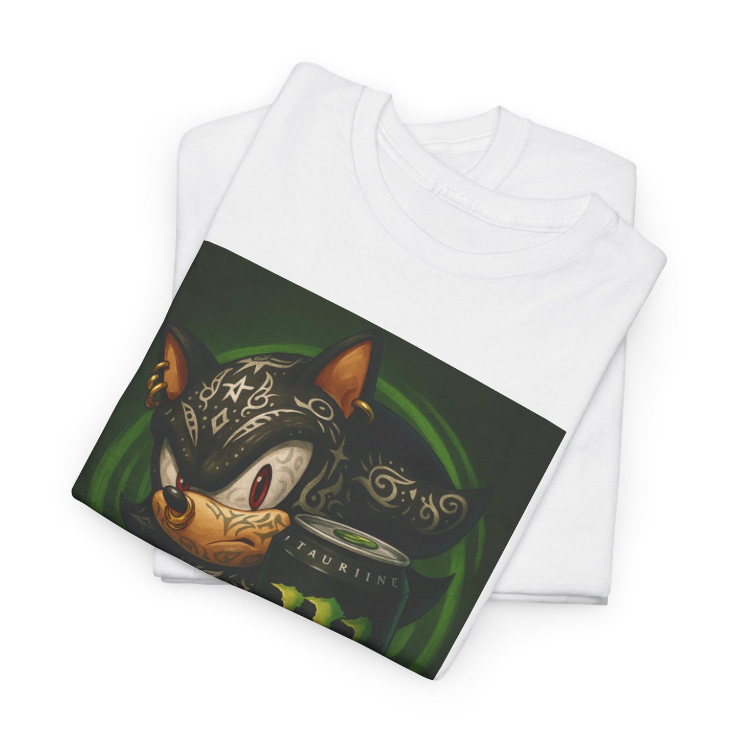 Los Angelez Made x Sonic Monster Energy Unisex Heavy Cotton T-Shirt