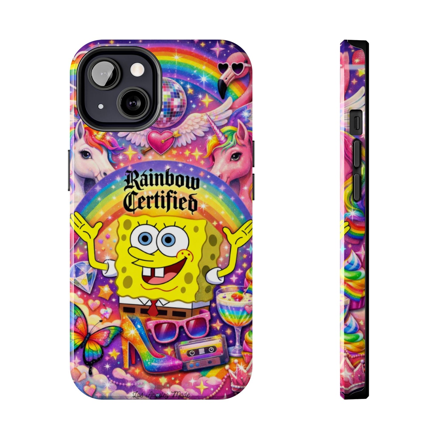 Los Angelez Made x Gay SpongeBob ''Rainbow Certified'' Tough Phone Case
