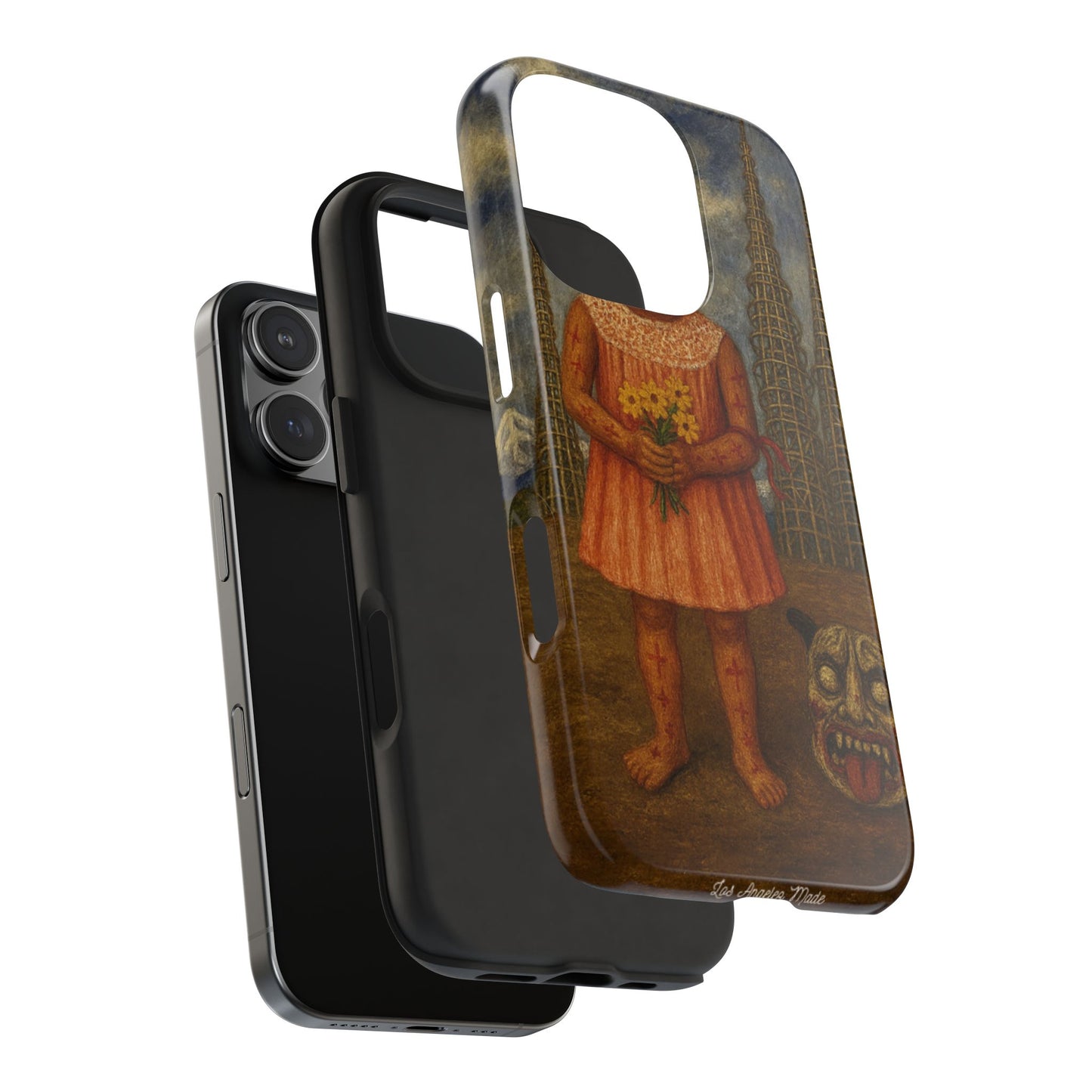 Los Angelez Made x Girl With Death Mask Tough Phone Case