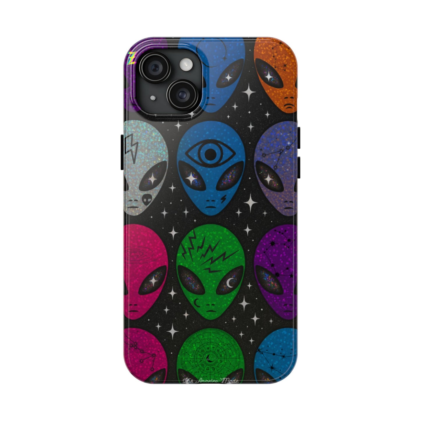 Los Angelez Made x Y2K Alien Sticker Sheet Tough Phone Case