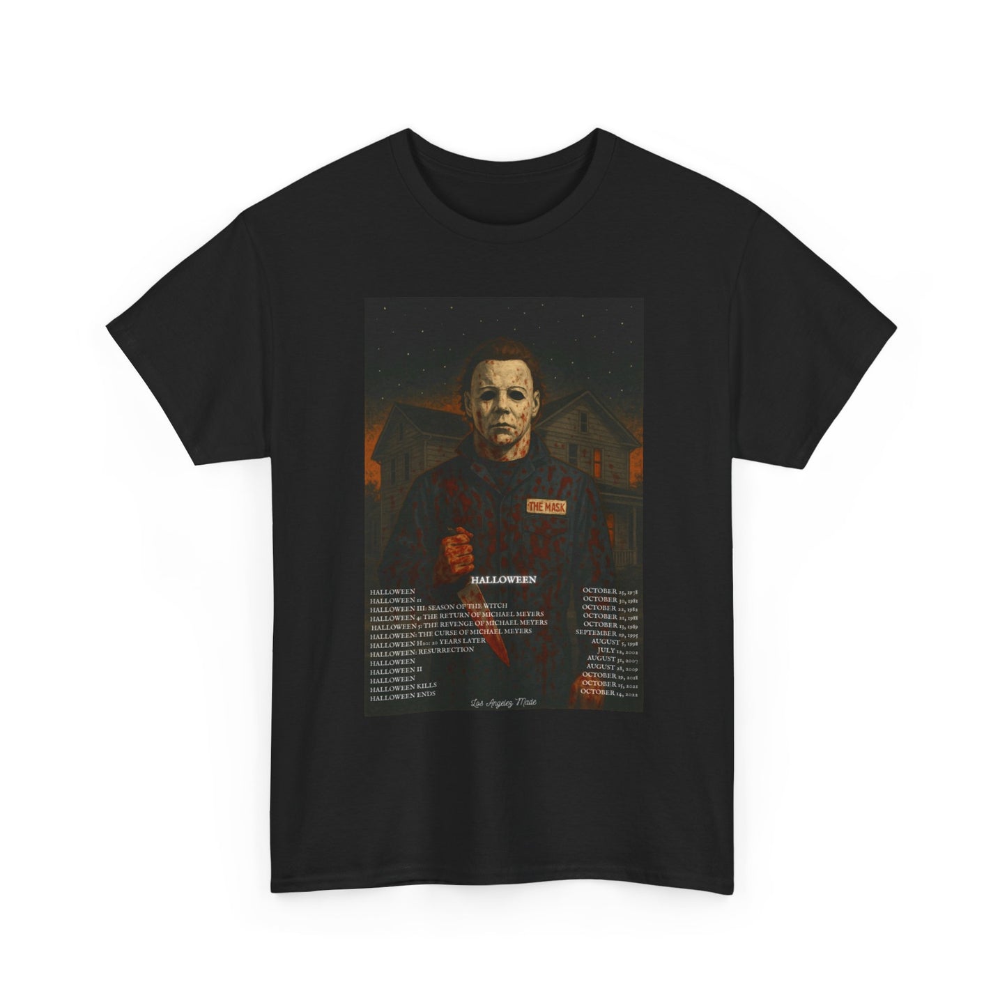 Los Angelez Made x Halloween Michael Meyers Unisex Heavy Cotton T-Shirt