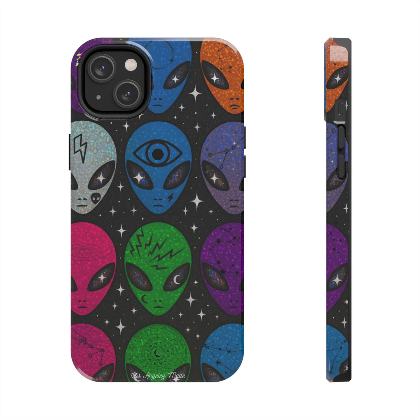 Los Angelez Made x Y2K Alien Sticker Sheet Tough Phone Case