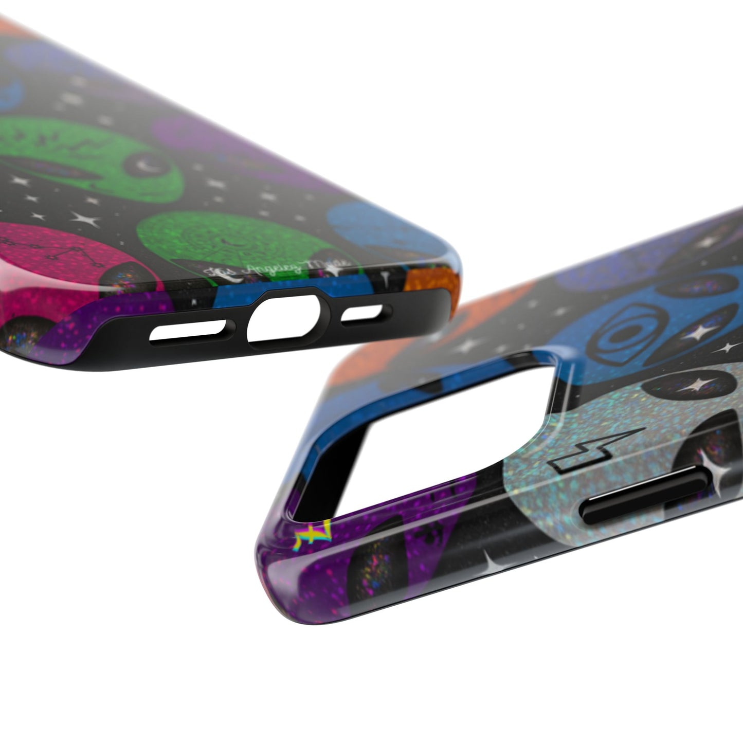 Los Angelez Made x Y2K Alien Sticker Sheet Tough Phone Case