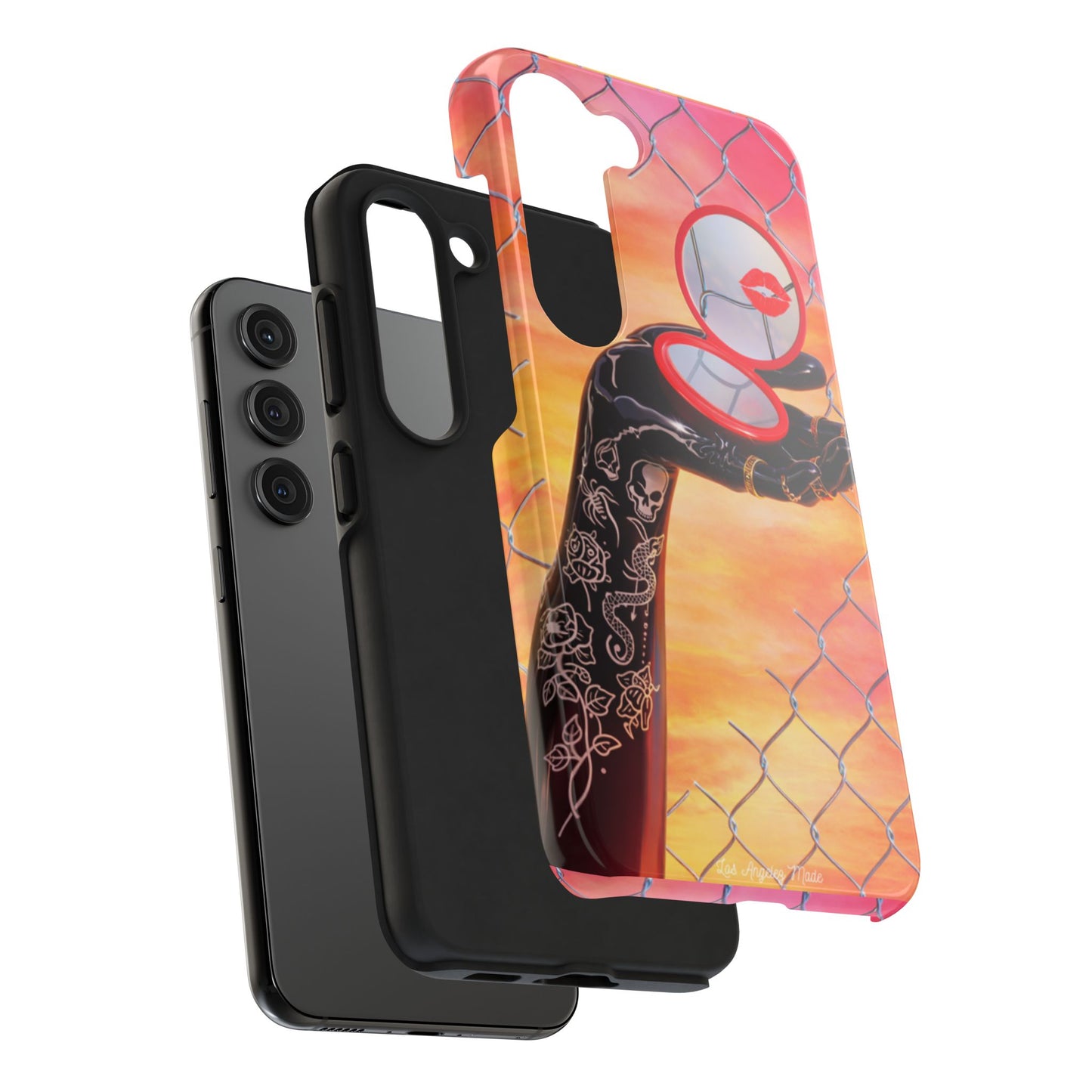 Los Angelez Made x Compact Kiss Tough Phone Case