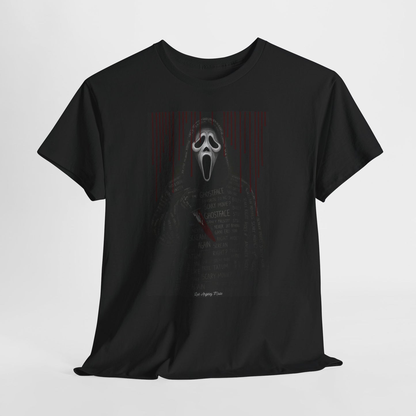Los Angelez Made x Scream Ghostface Unisex Heavy Cotton T-Shirt