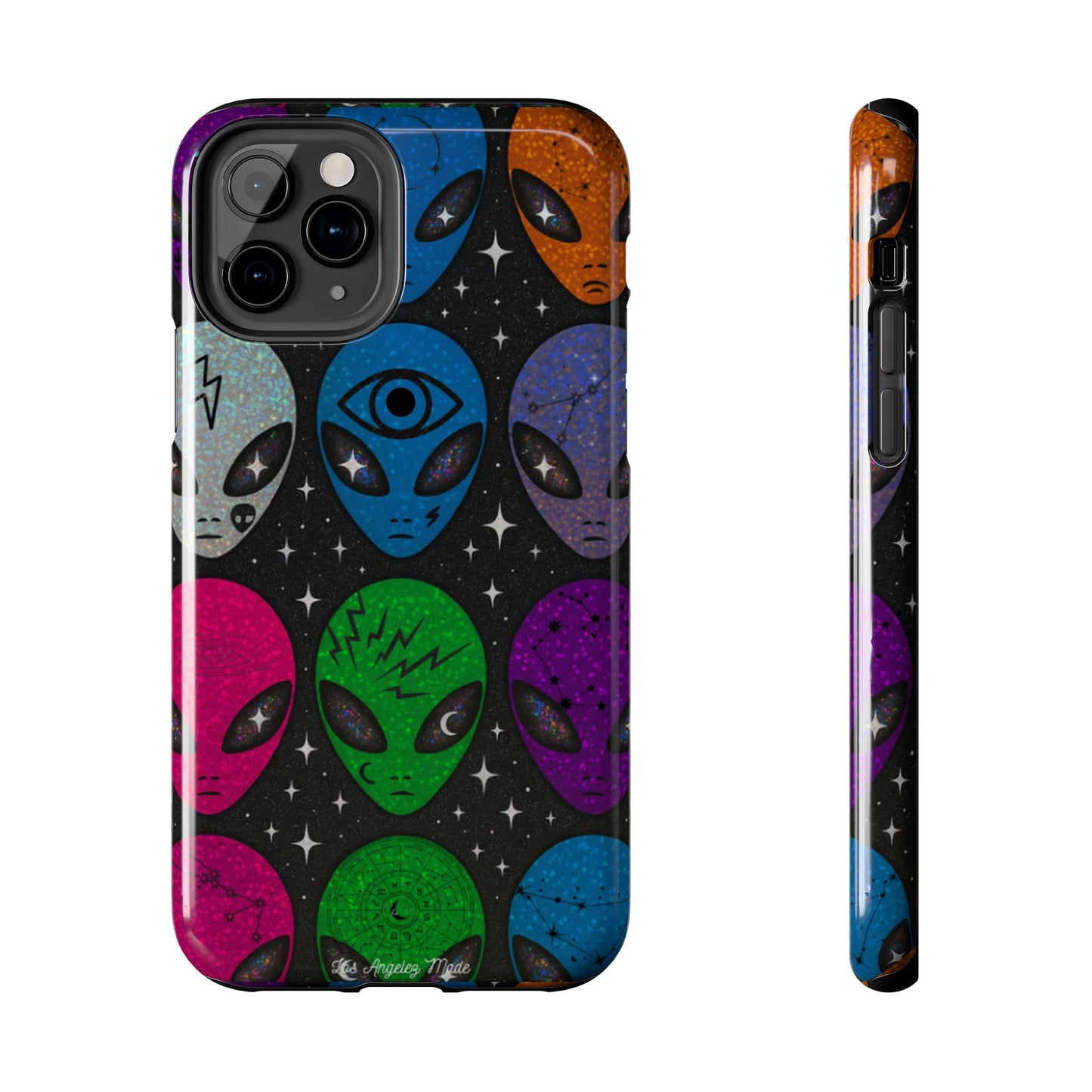 Los Angelez Made x Y2K Alien Sticker Sheet Tough Phone Case