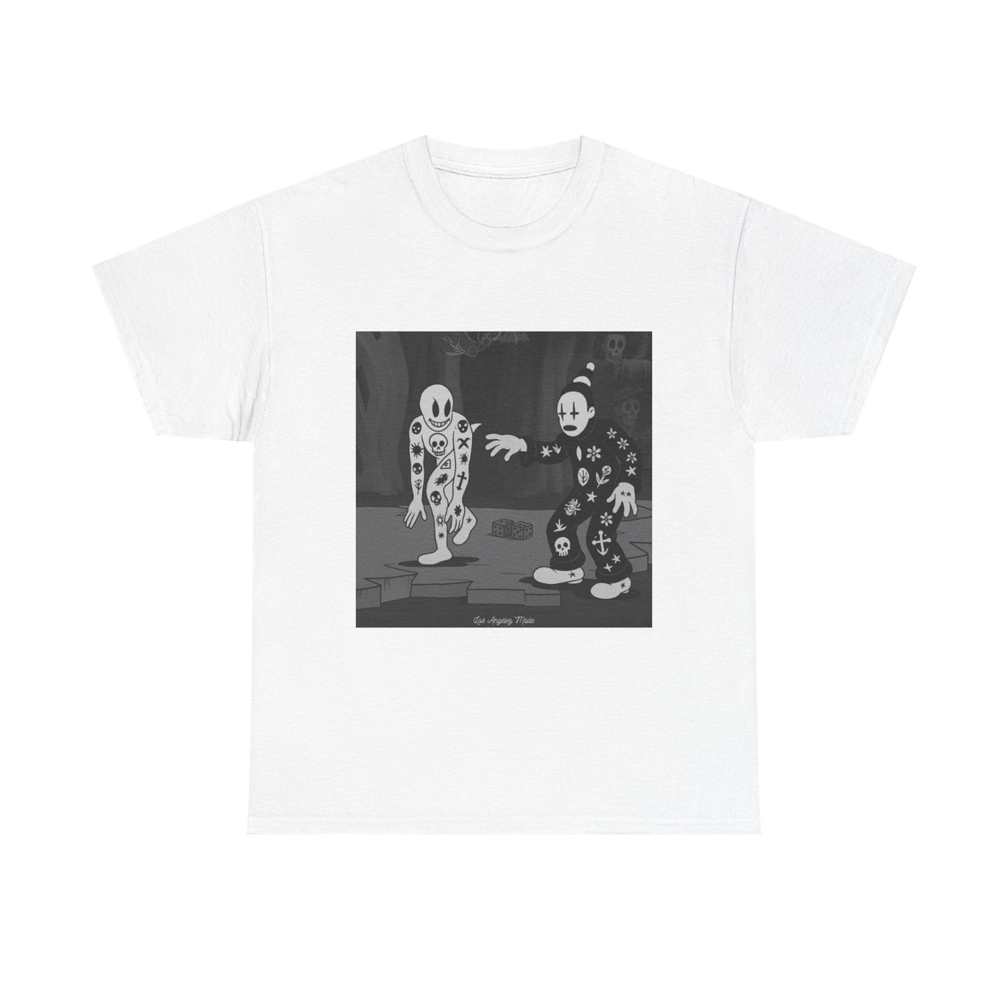 Los Angelez Made x Spooky Ghosts Unisex Heavy Cotton T-Shirt