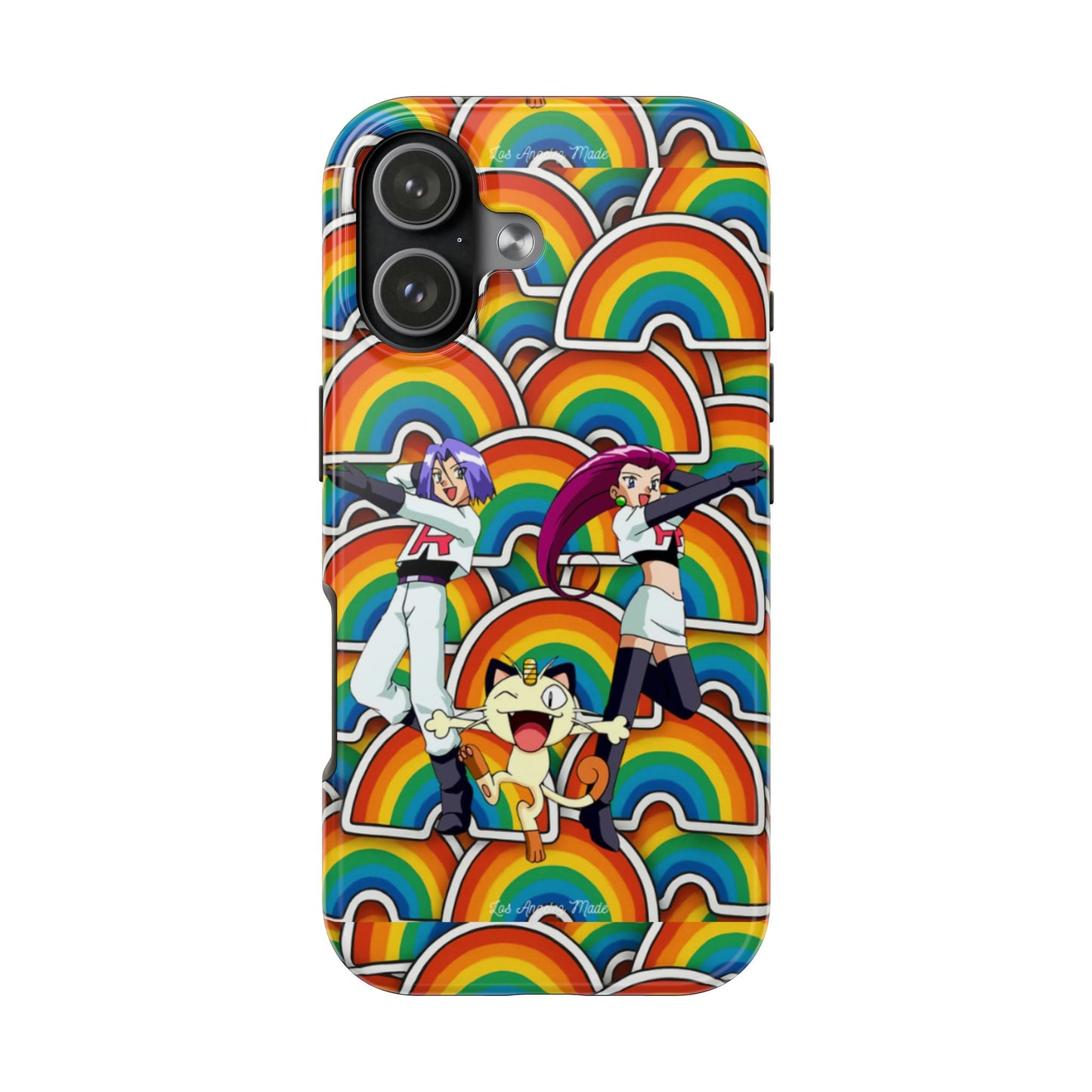 Los Angelez Made x Team Rocket Rainbow Emoji Tough Phone Case