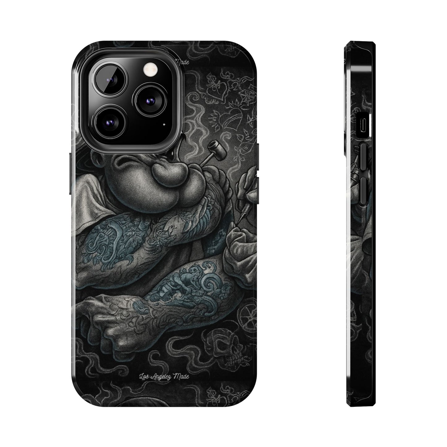 Los Angelez Made x Popeye Getting Tatted Tough Phone Case