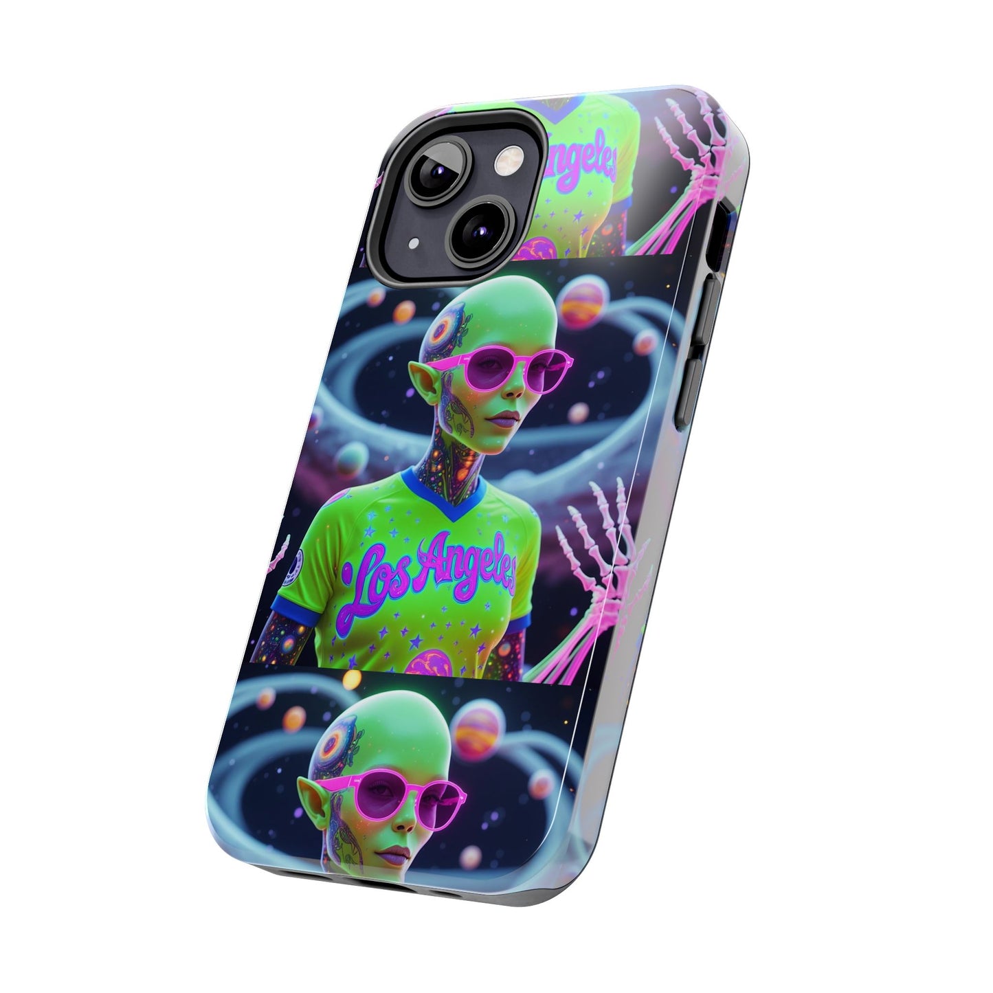 Los Angelez Made x Neon Alien Tough Phone Case