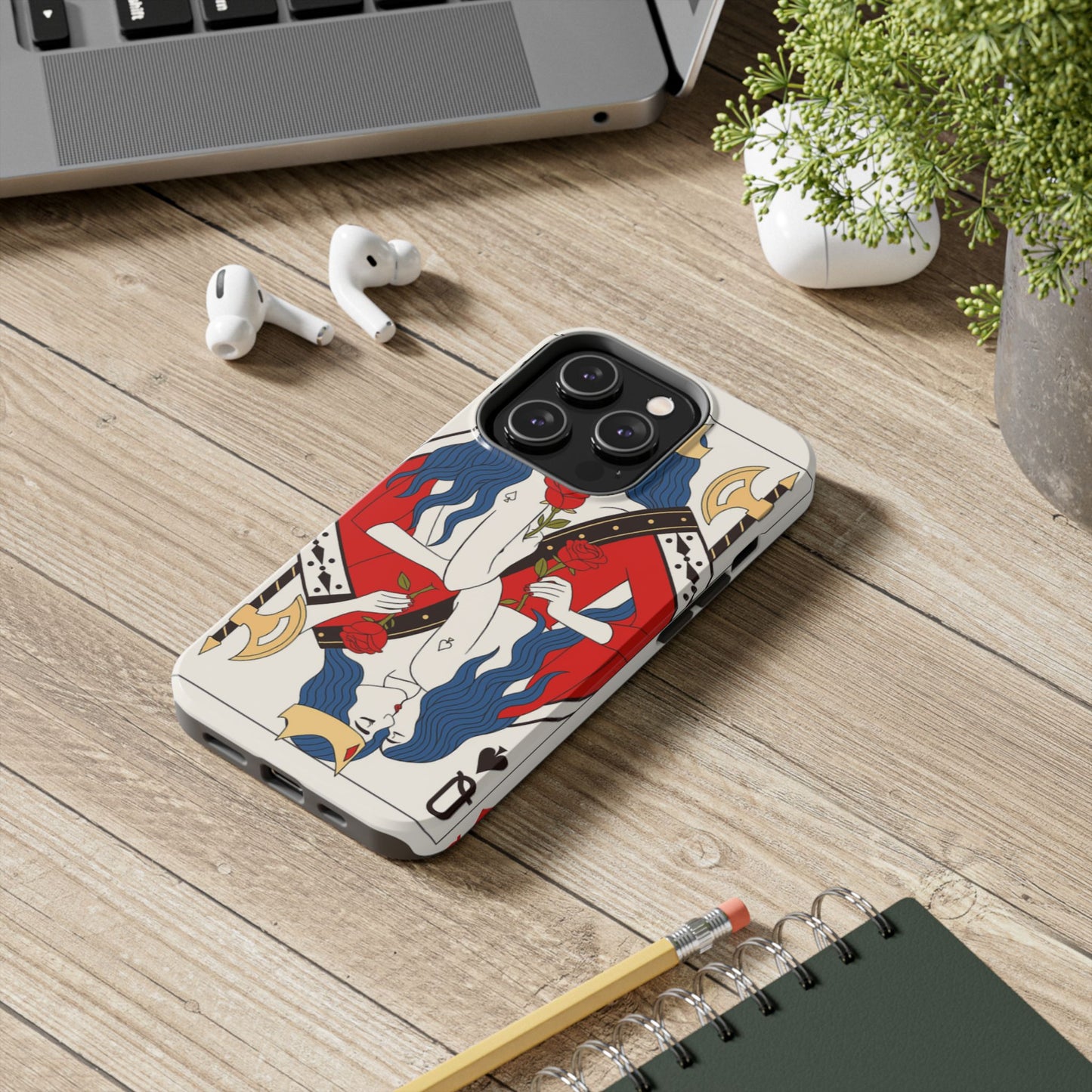 Los Angelez Made x Two Queens Card Tough Phone Case