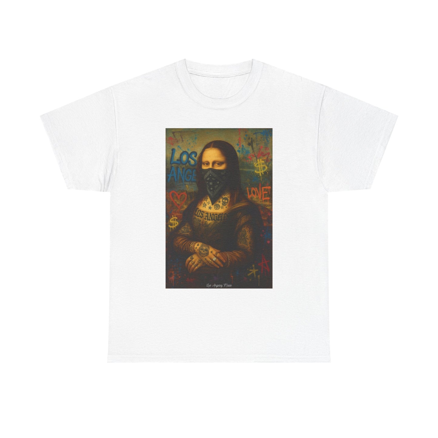 Los Angelez Made x L.A. Mona Lisa Unisex Heavy Cotton T-Shirt