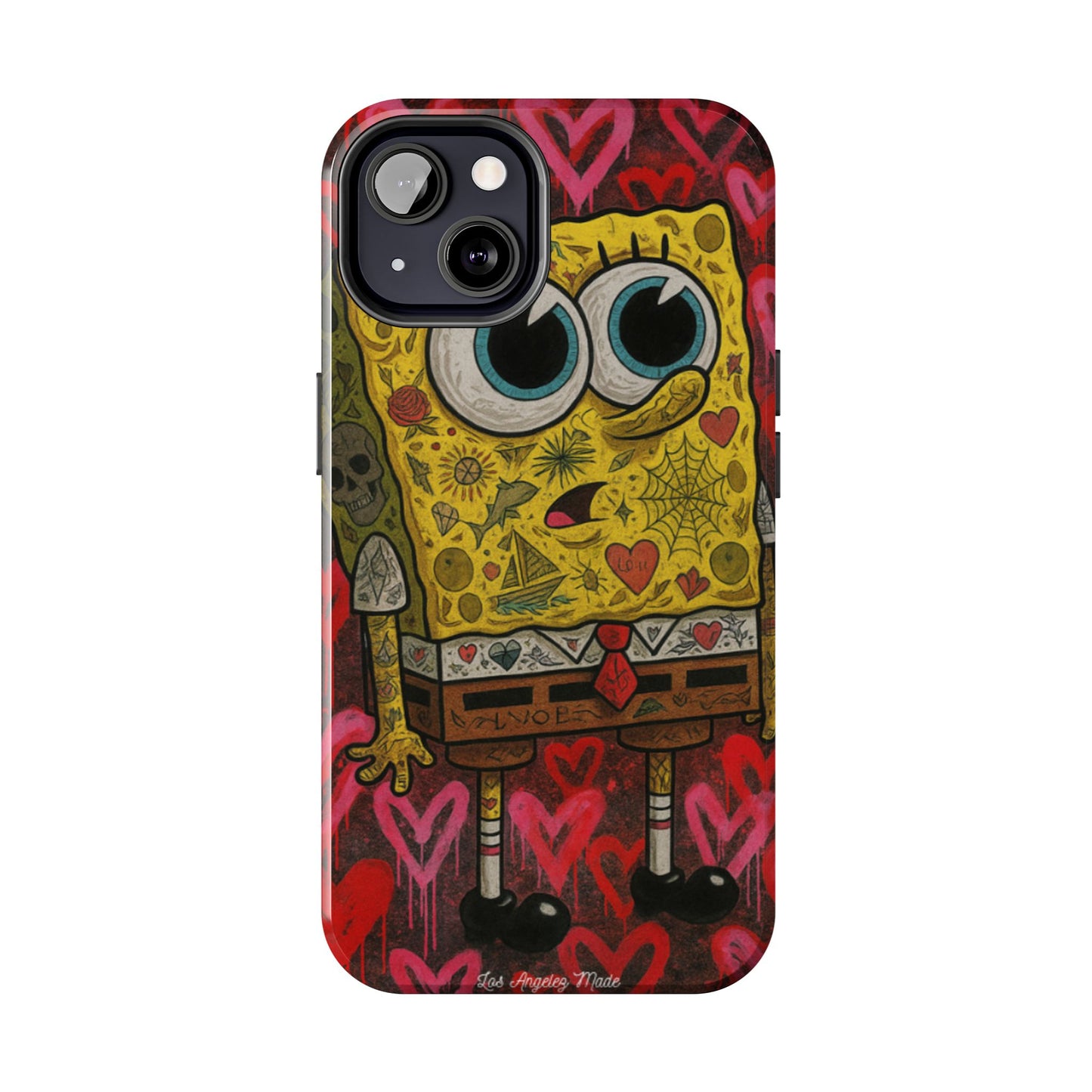 Los Angelez Made x Tatted Spongebob Tough Phone Case