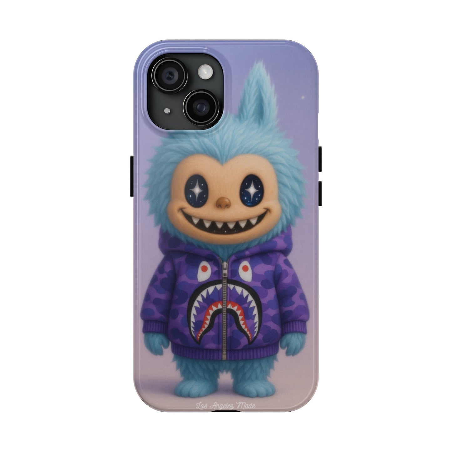 Los Angelez Made x Labubu BAPE Hoodie Tough Phone Case