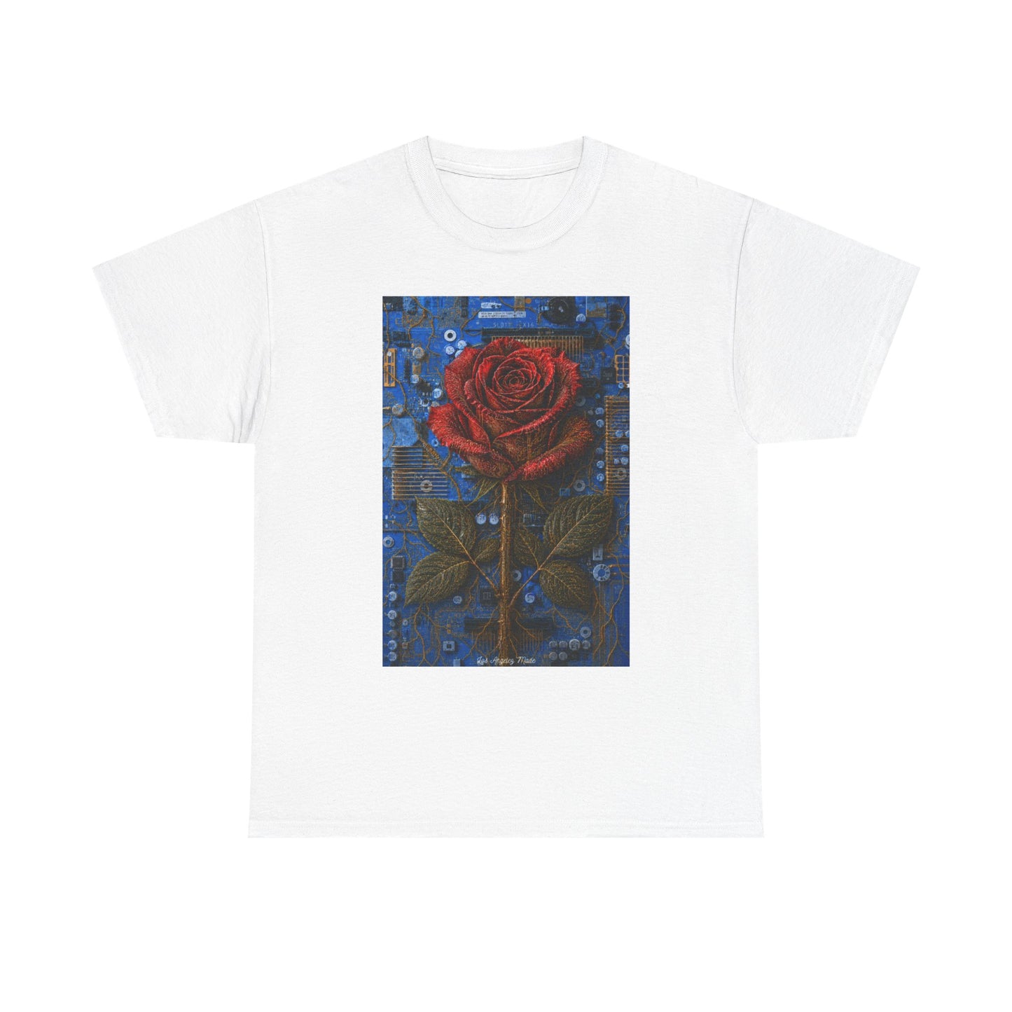 Los Angelez Made x Wired Bloom Unisex Heavy Cotton T-Shirt