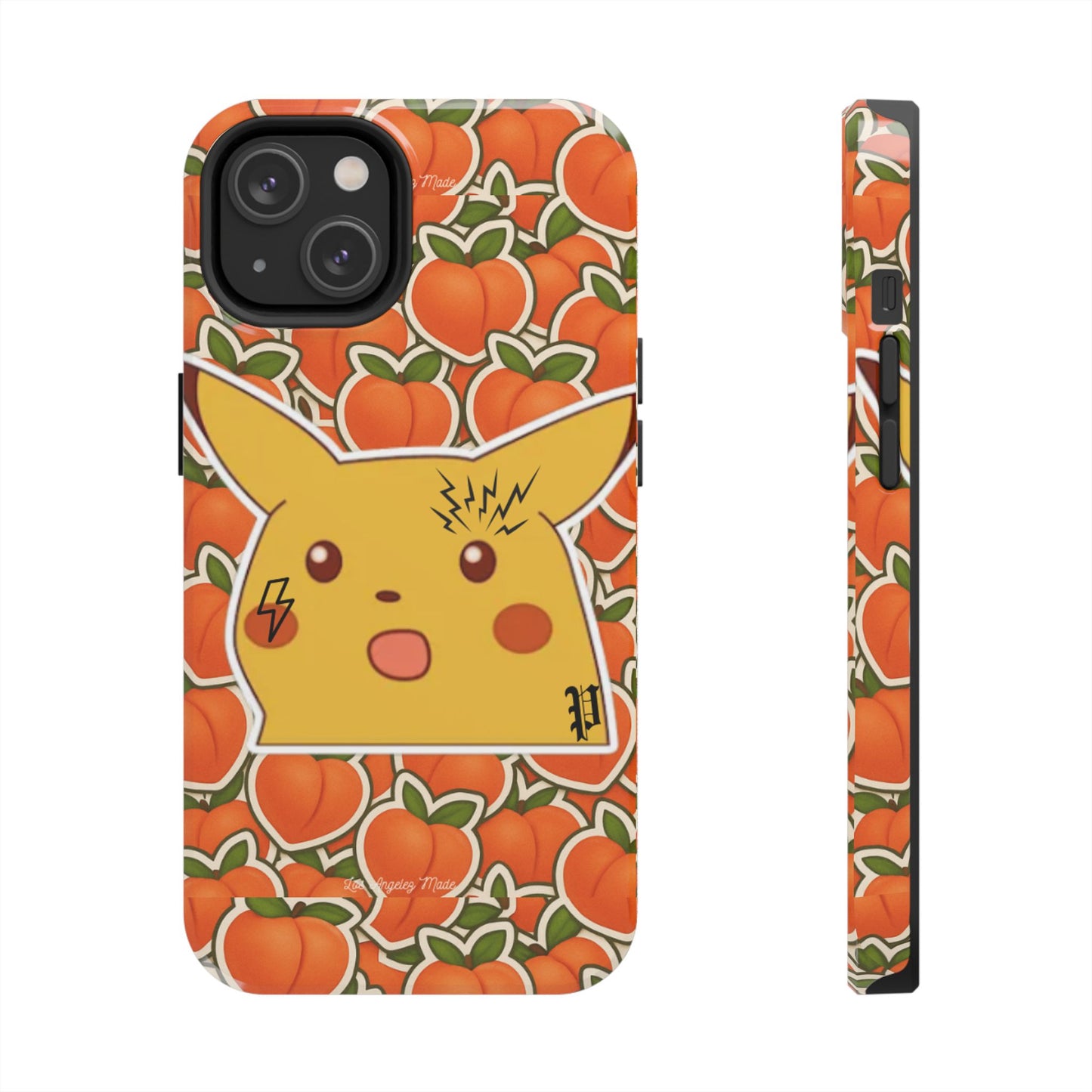 Los Angelez Made x Shocked Pika Peach Tough Phone Case