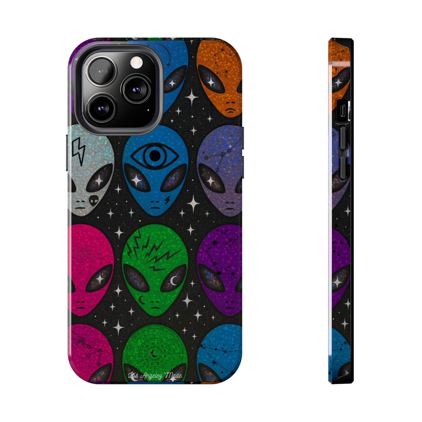 Los Angelez Made x Y2K Alien Sticker Sheet Tough Phone Case