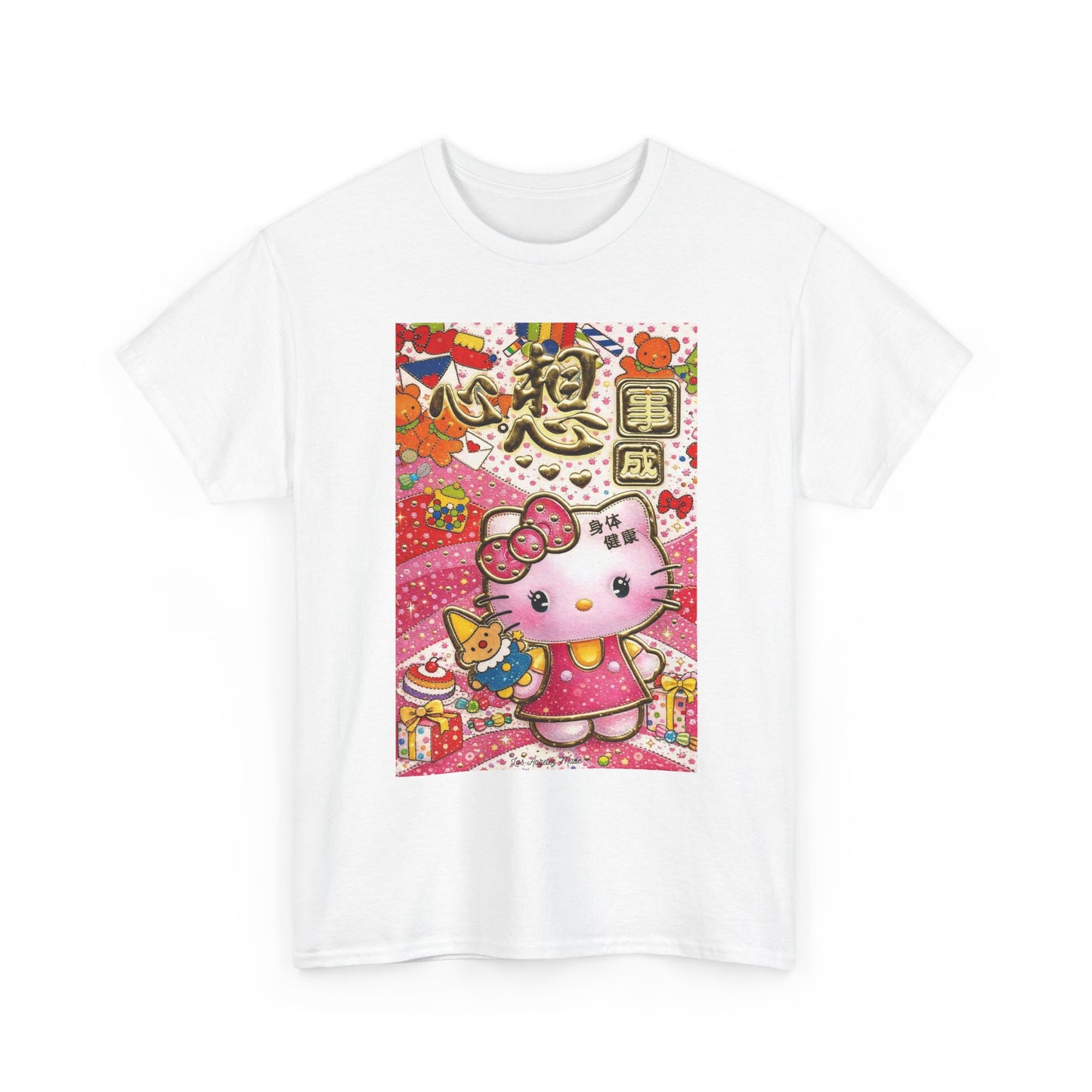 Los Angelez Made x Hello Kitty Lucky Charm Unisex Heavy Cotton T-Shirt