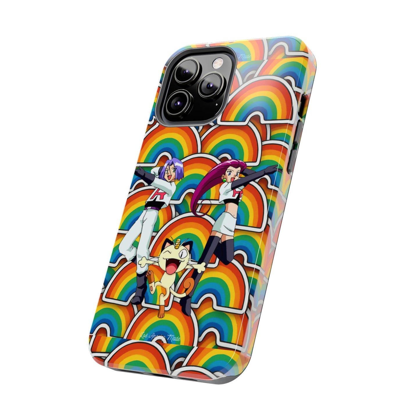 Los Angelez Made x Team Rocket Rainbow Emoji Tough Phone Case