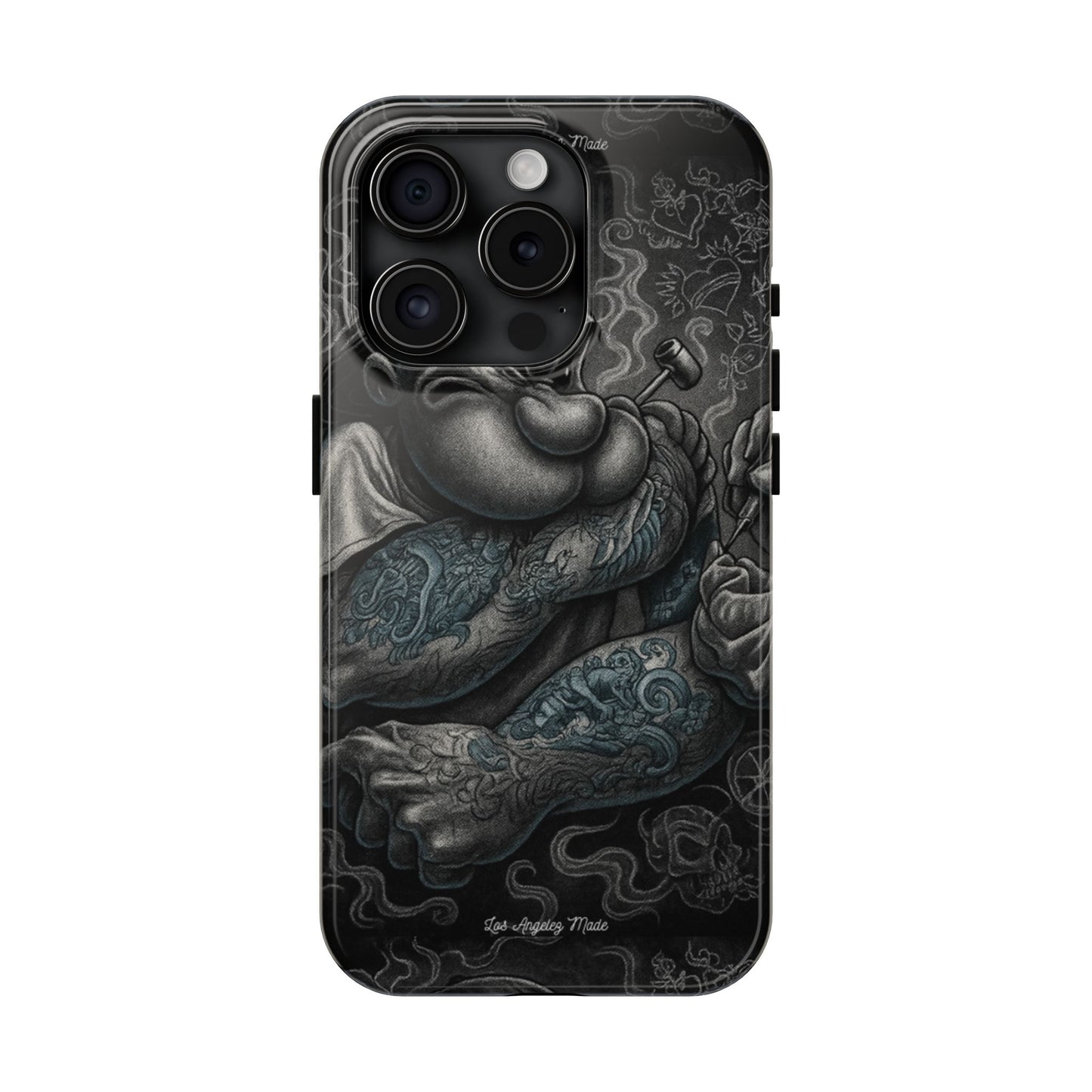 Los Angelez Made x Popeye Getting Tatted Tough Phone Case