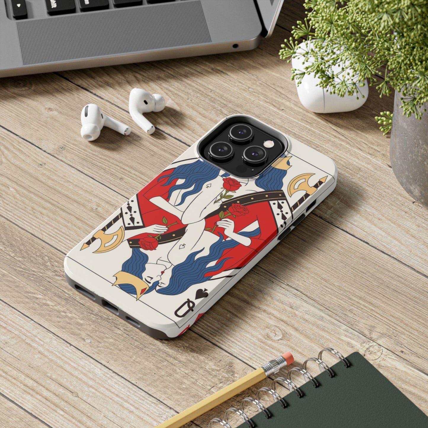 Los Angelez Made x Two Queens Card Tough Phone Case
