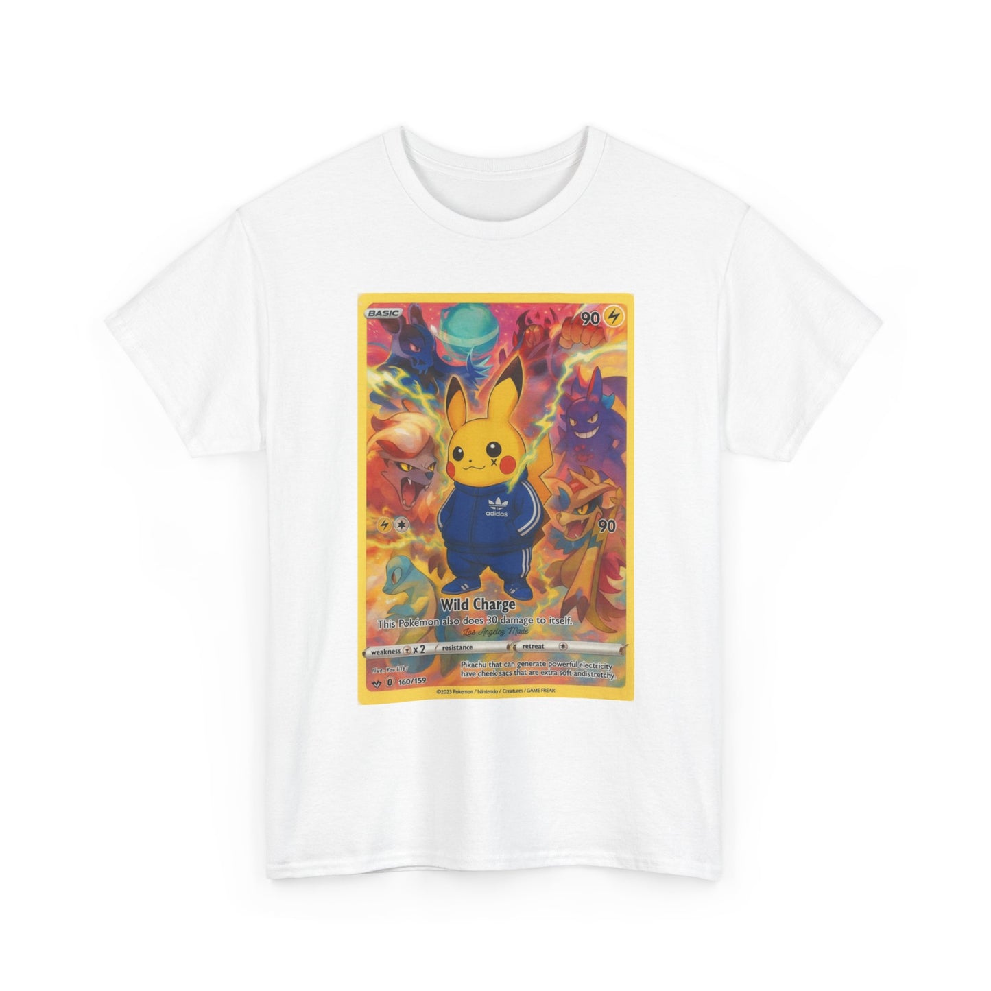 Los Angelez Made x Pika Card Unisex Heavy Cotton T-Shirt