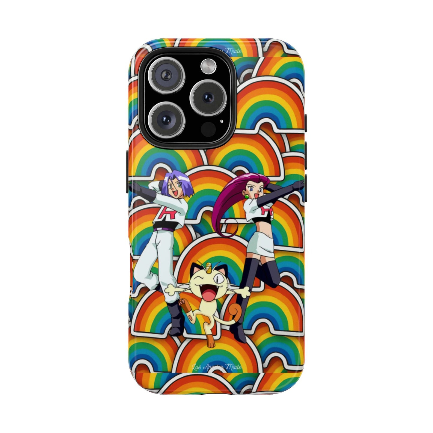 Los Angelez Made x Team Rocket Rainbow Emoji Tough Phone Case