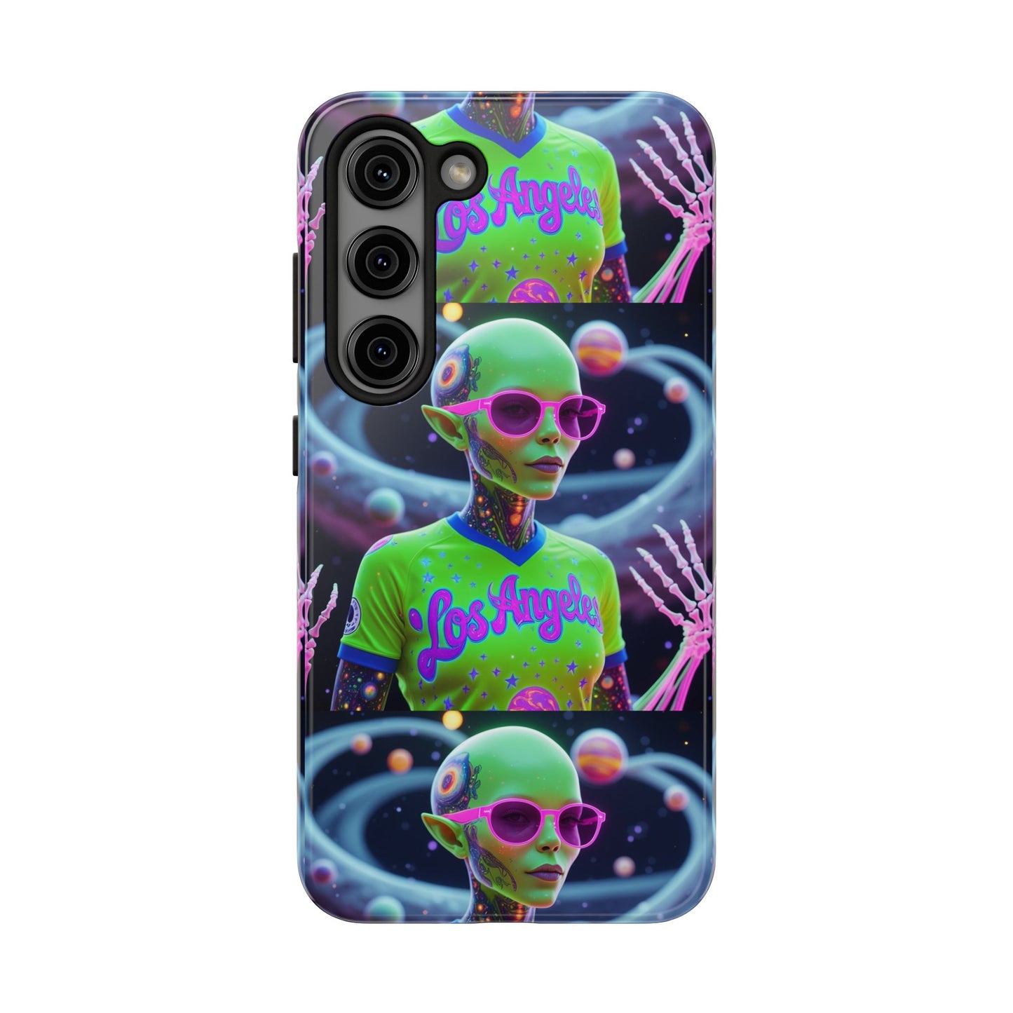 Los Angelez Made x Neon Alien Tough Phone Case