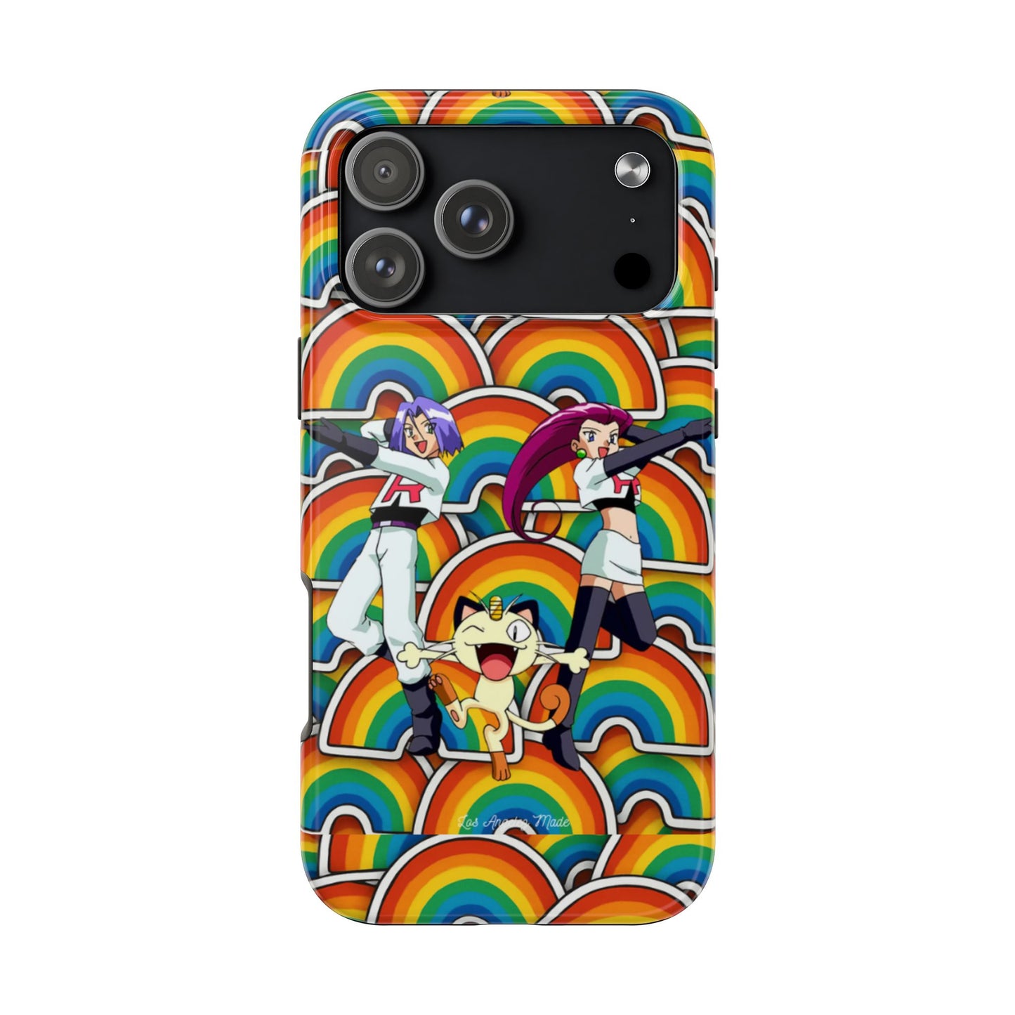 Los Angelez Made x Team Rocket Rainbow Emoji Tough Phone Case