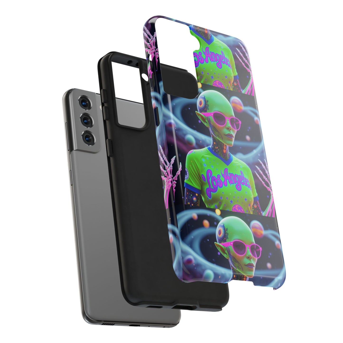 Los Angelez Made x Neon Alien Tough Phone Case