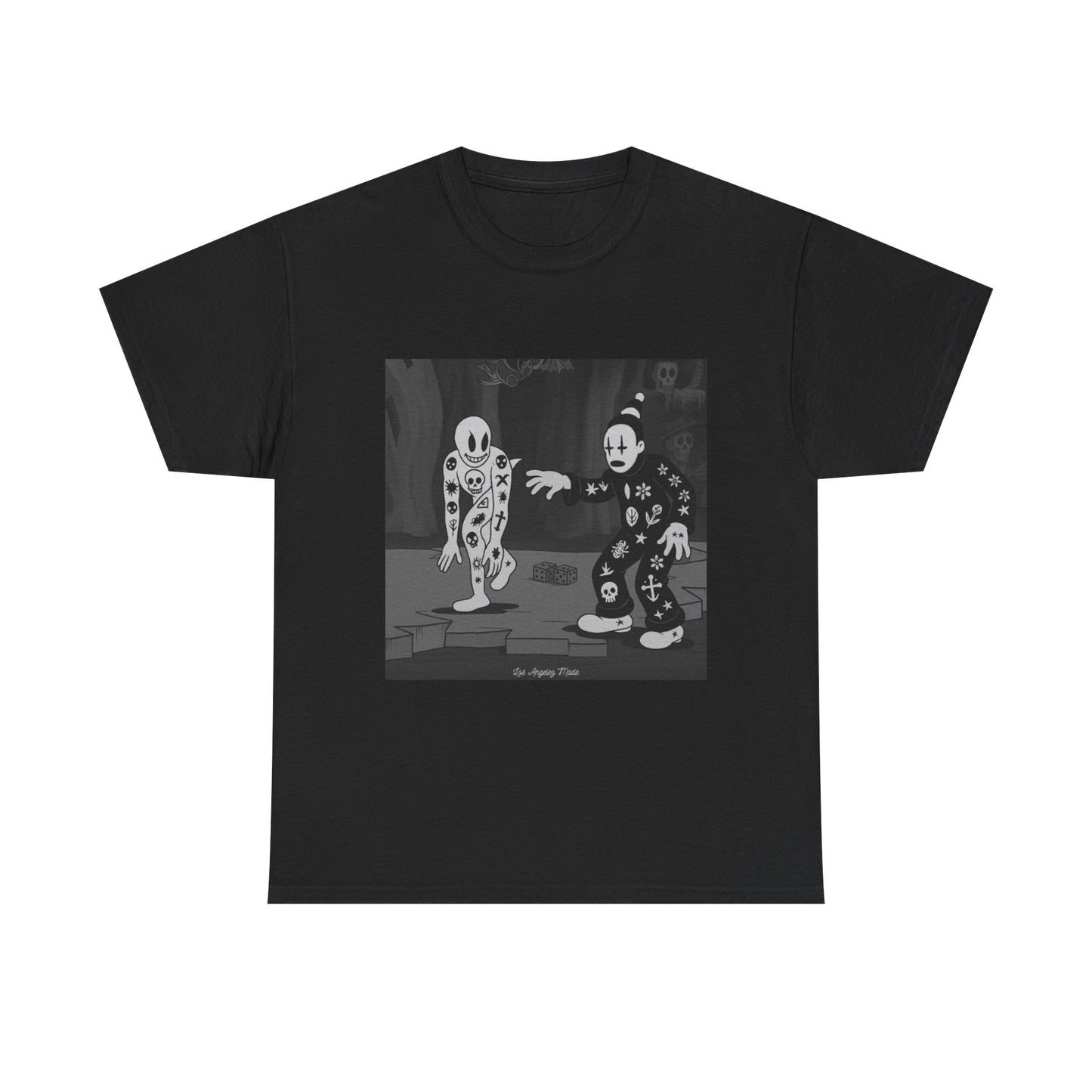 Los Angelez Made x Spooky Ghosts Unisex Heavy Cotton T-Shirt