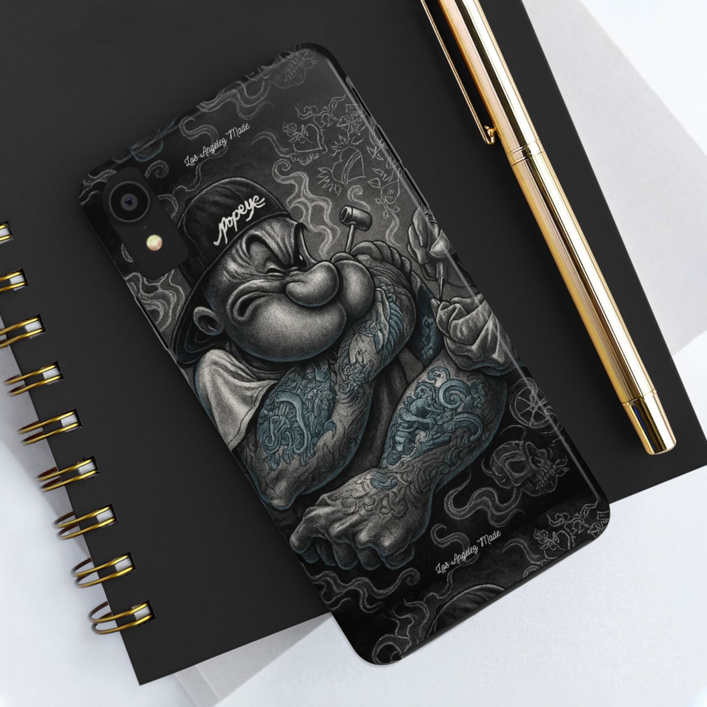 Los Angelez Made x Popeye Getting Tatted Tough Phone Case
