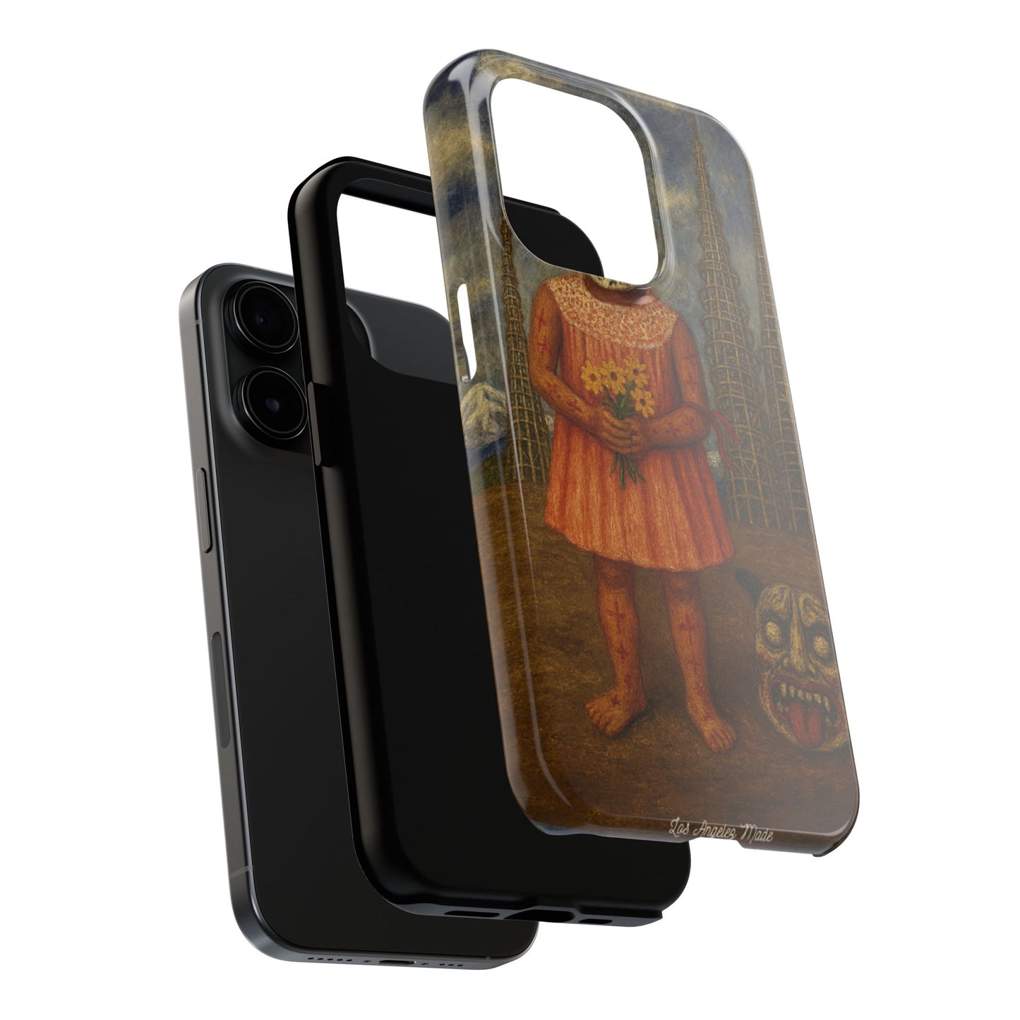 Los Angelez Made x Girl With Death Mask Tough Phone Case