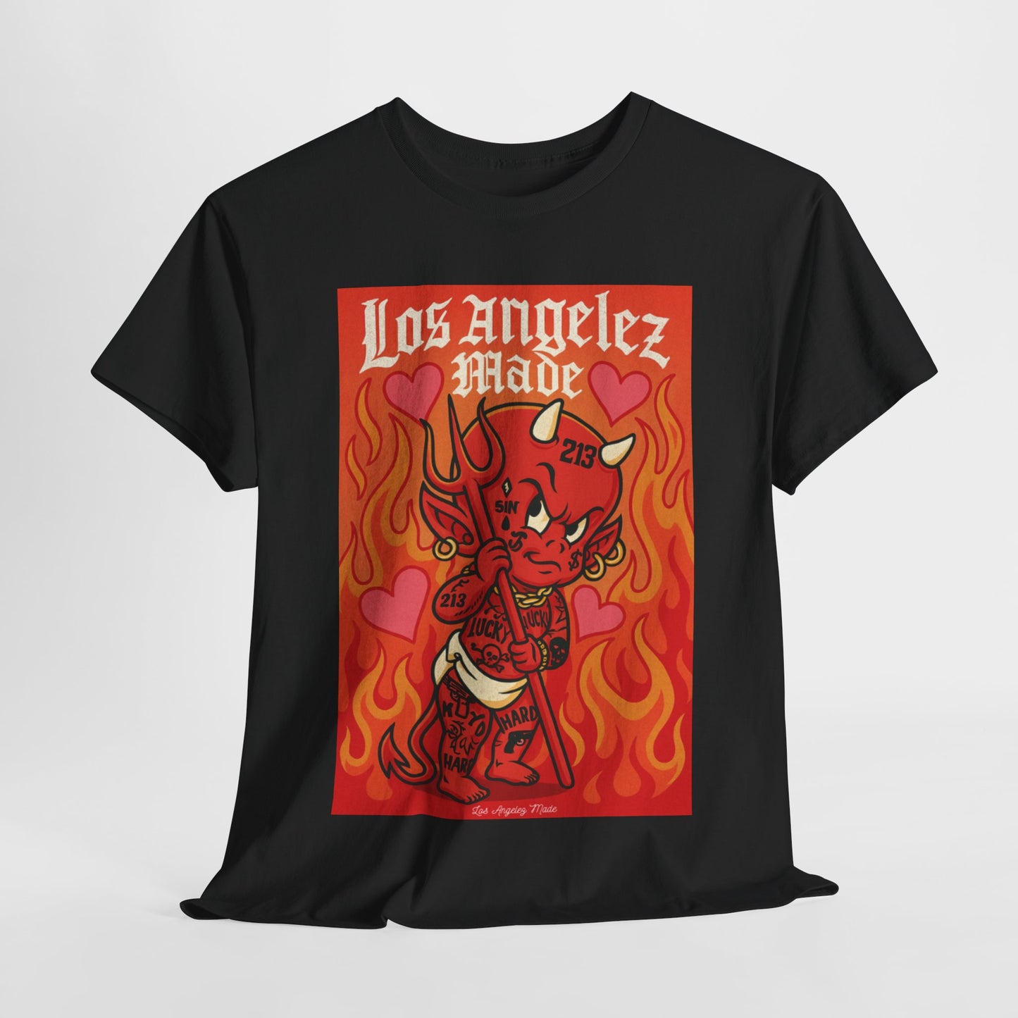 Los Angelez Made x Baby Devil Unisex Heavy Cotton T-Shirt