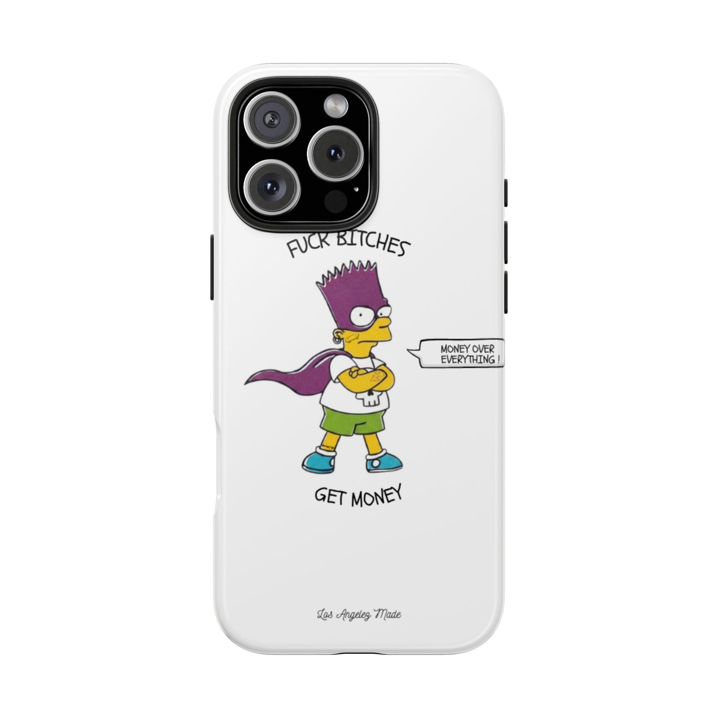 Los Angelez Made x Bart Get Money Tough Phone Case