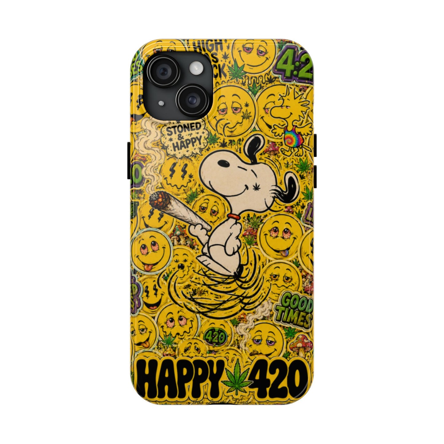 Los Angelez Made x 420 Happy Snoopy Tough Phone Case