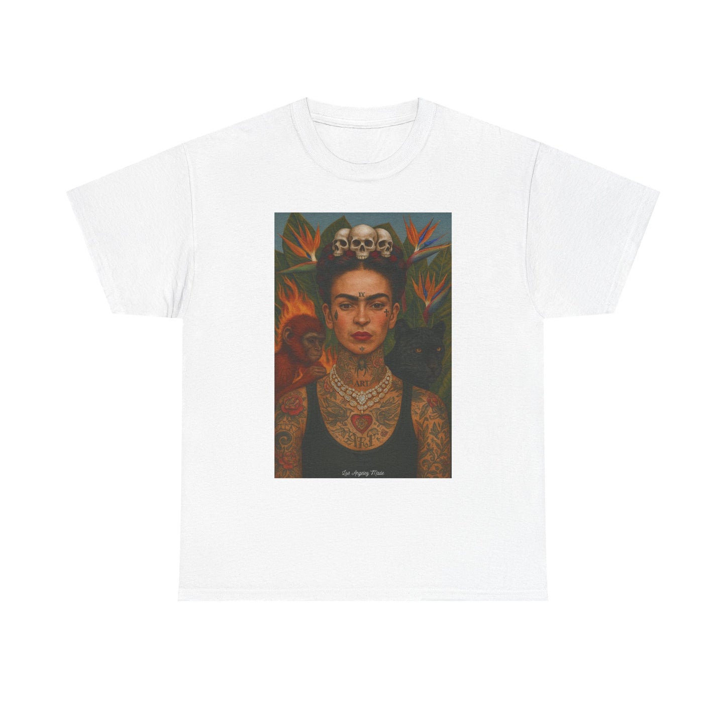 Los Angelez Made x Frida Kahlo Unisex Heavy Cotton T-Shirt