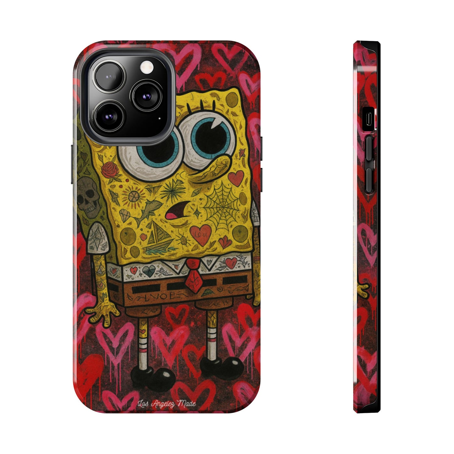 Los Angelez Made x Tatted Spongebob Tough Phone Case